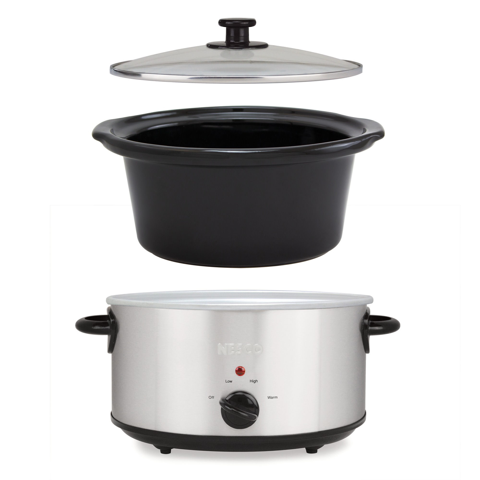 Nesco 4-Qt. Stainless Steel Slow Cooker 3 Nesco 4-Qt. Stainless Steel Slow Cooker