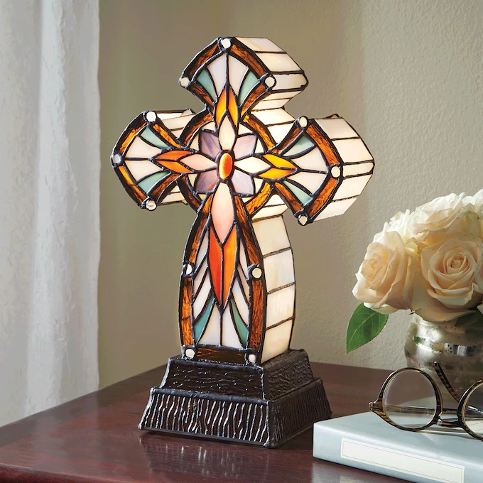 Figural Religious Accent Lamp