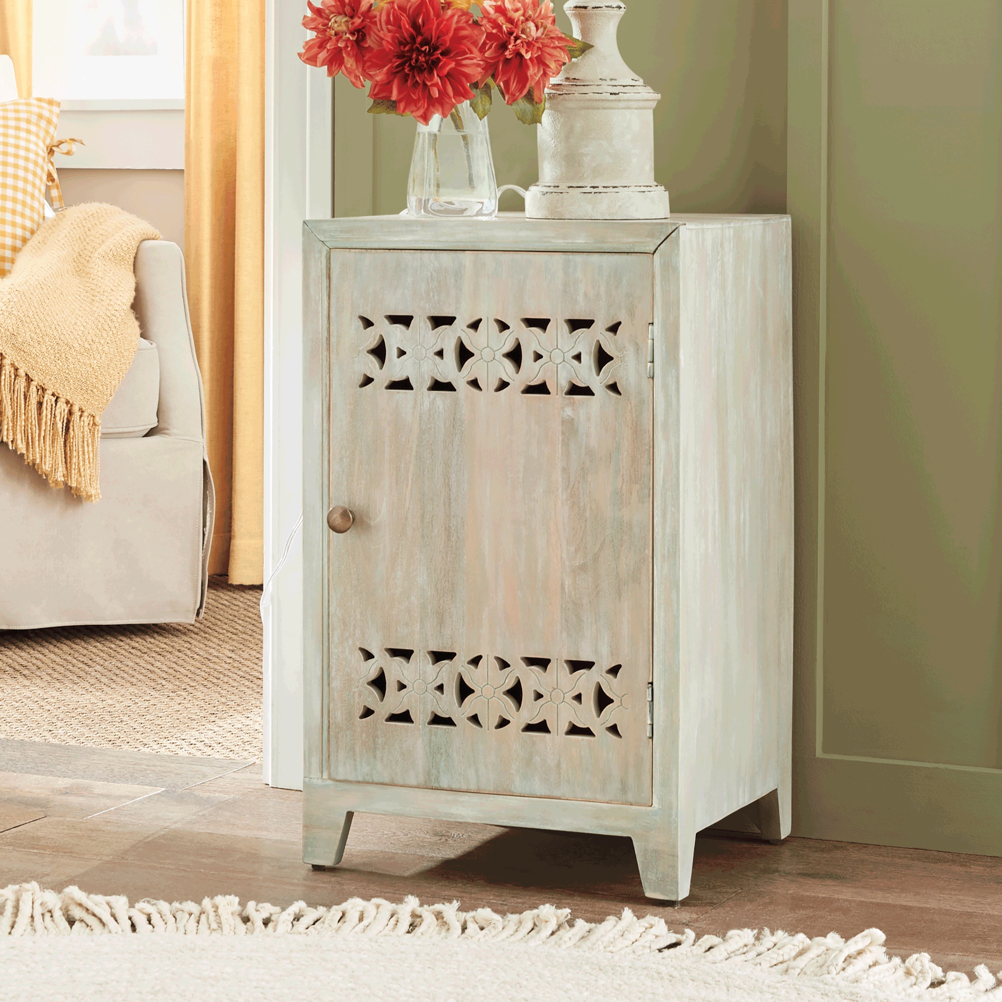 Iona Weathered Nightstand