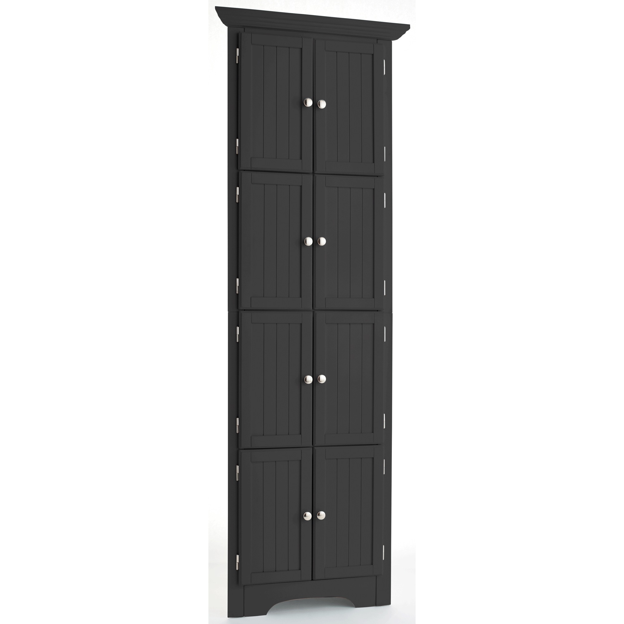 Westwick Tall Corner Storage Cabinet with 8 Doors