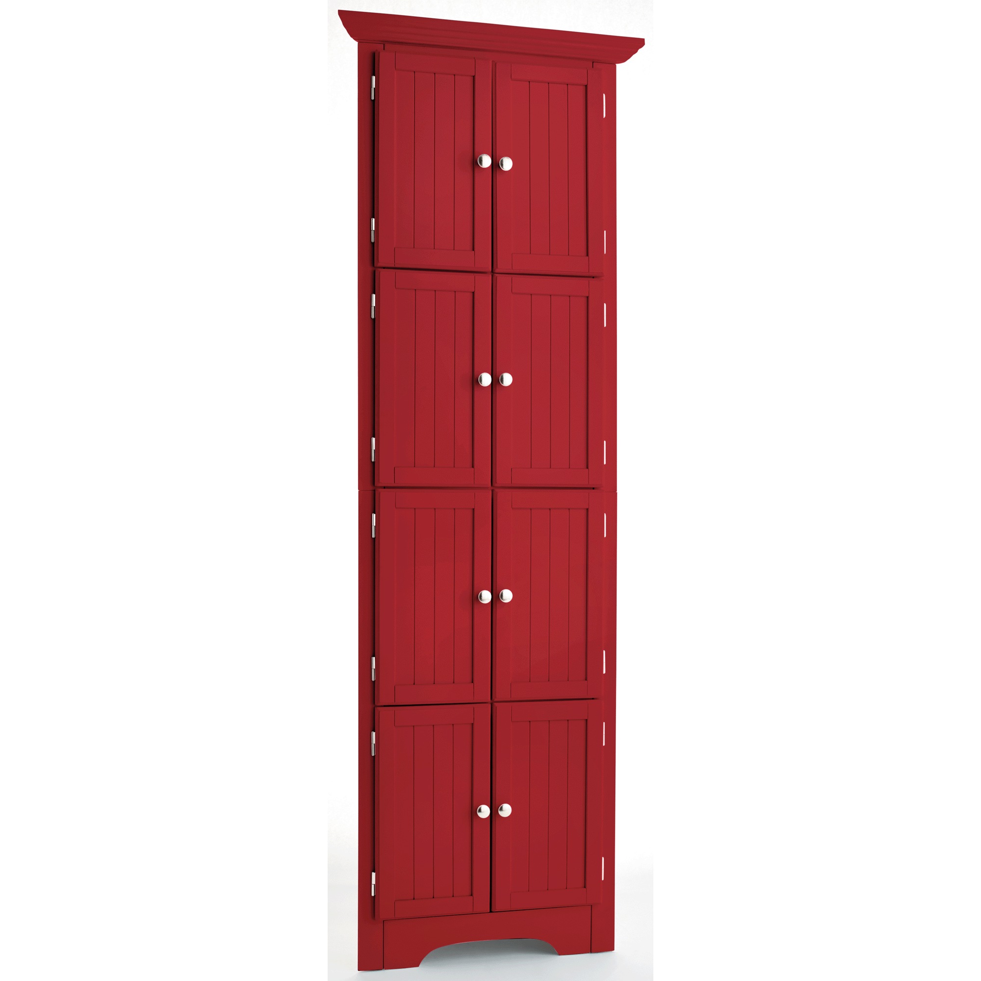 Westwick Tall Corner Storage Cabinet with 8 Doors
