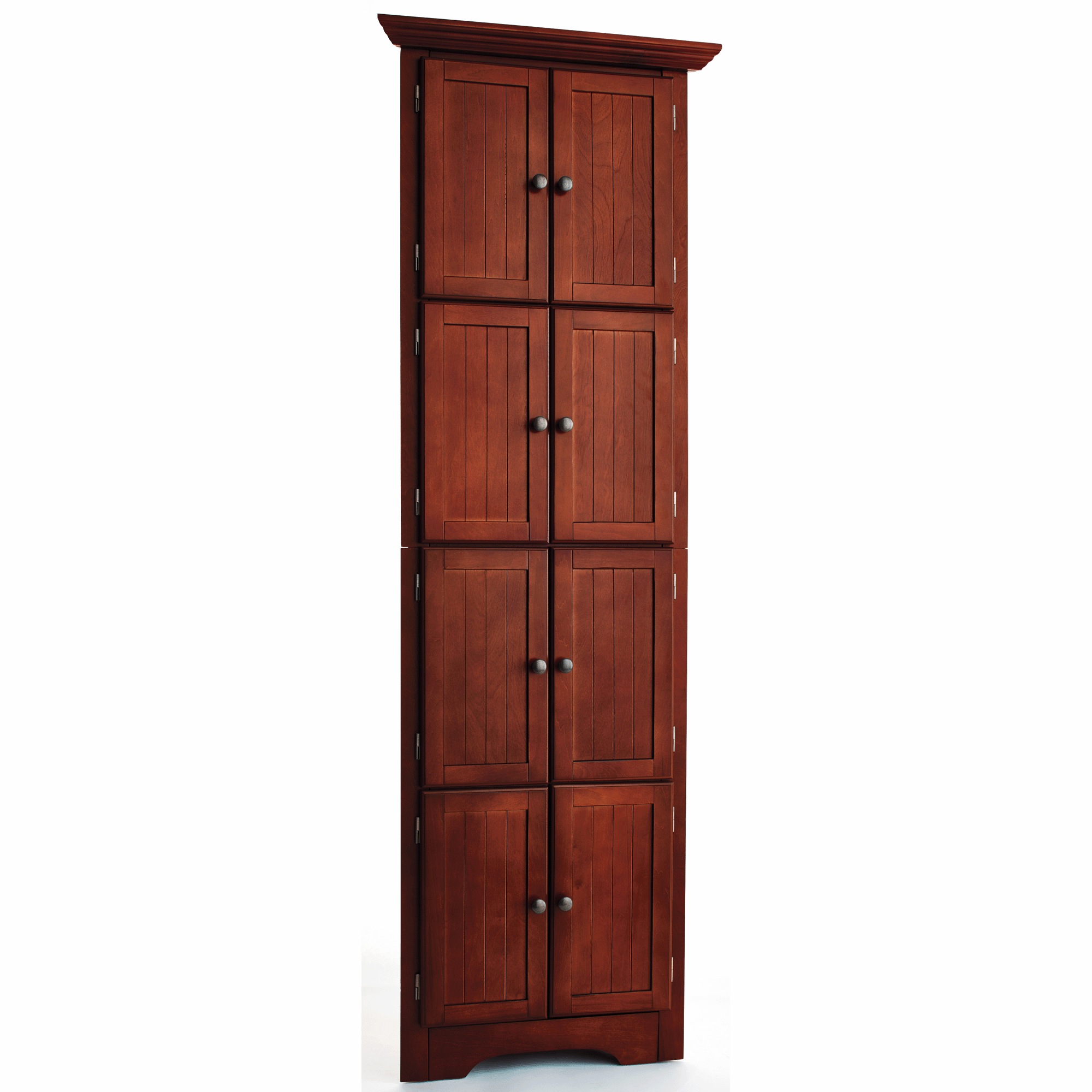 Westwick Tall Corner Storage Cabinet with 8 Doors