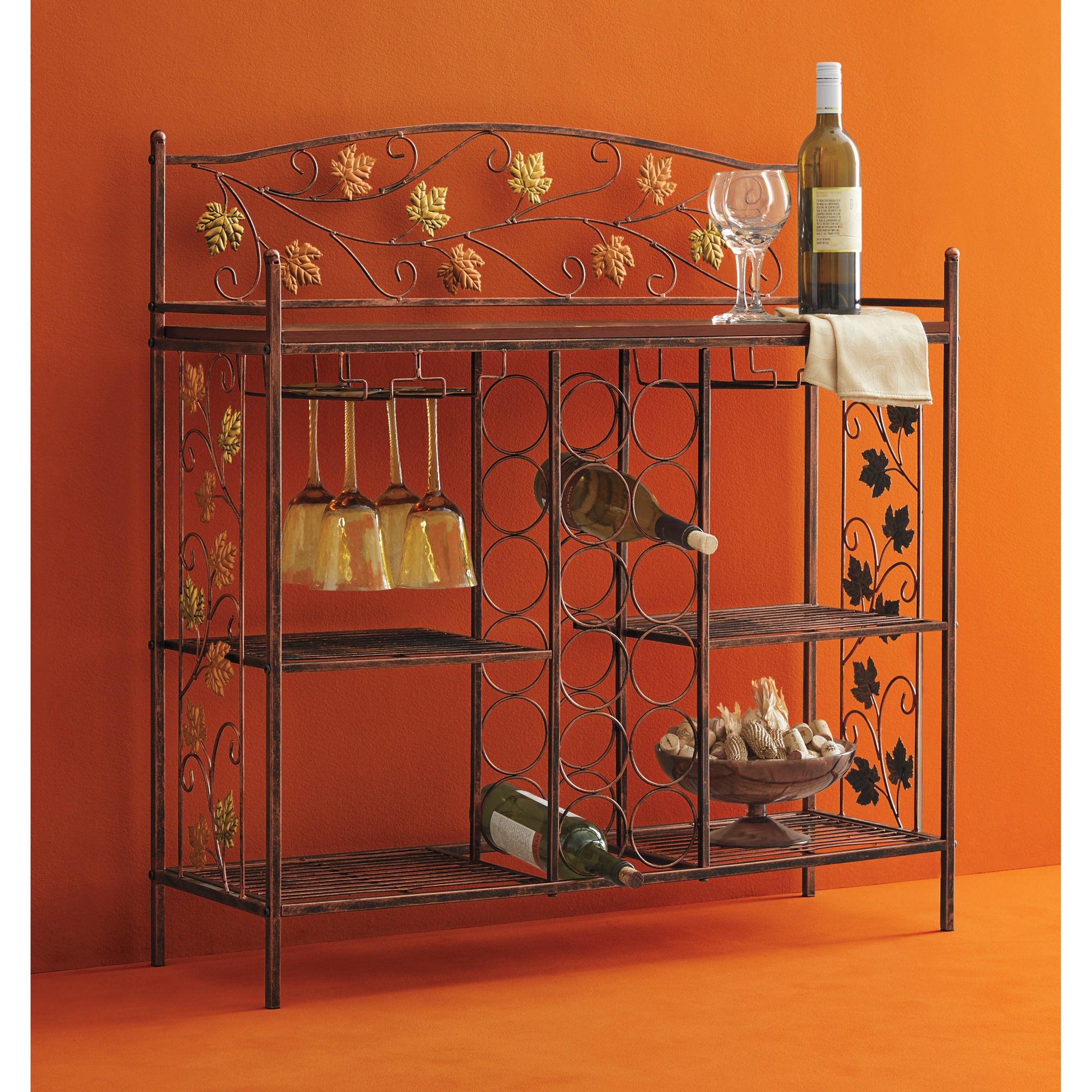 Autumn Leaves Wine Rack