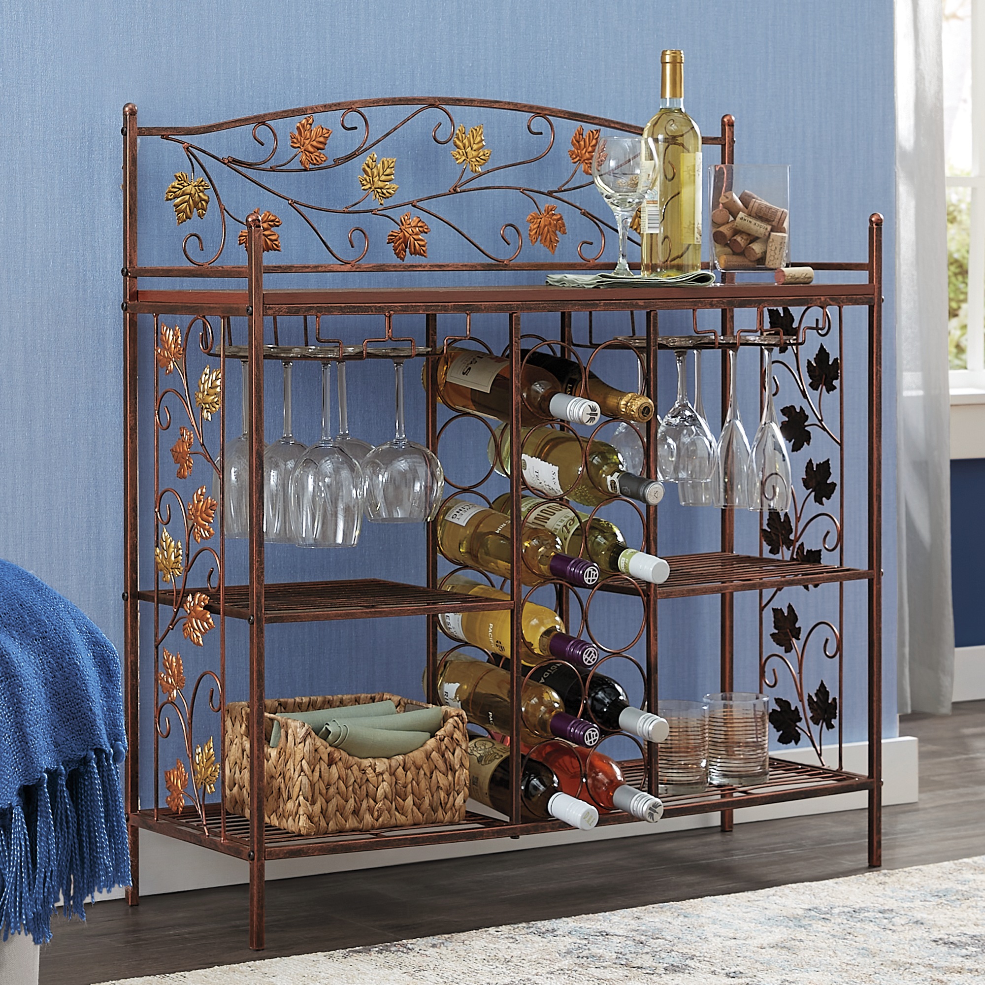 Autumn Leaves Wine Rack