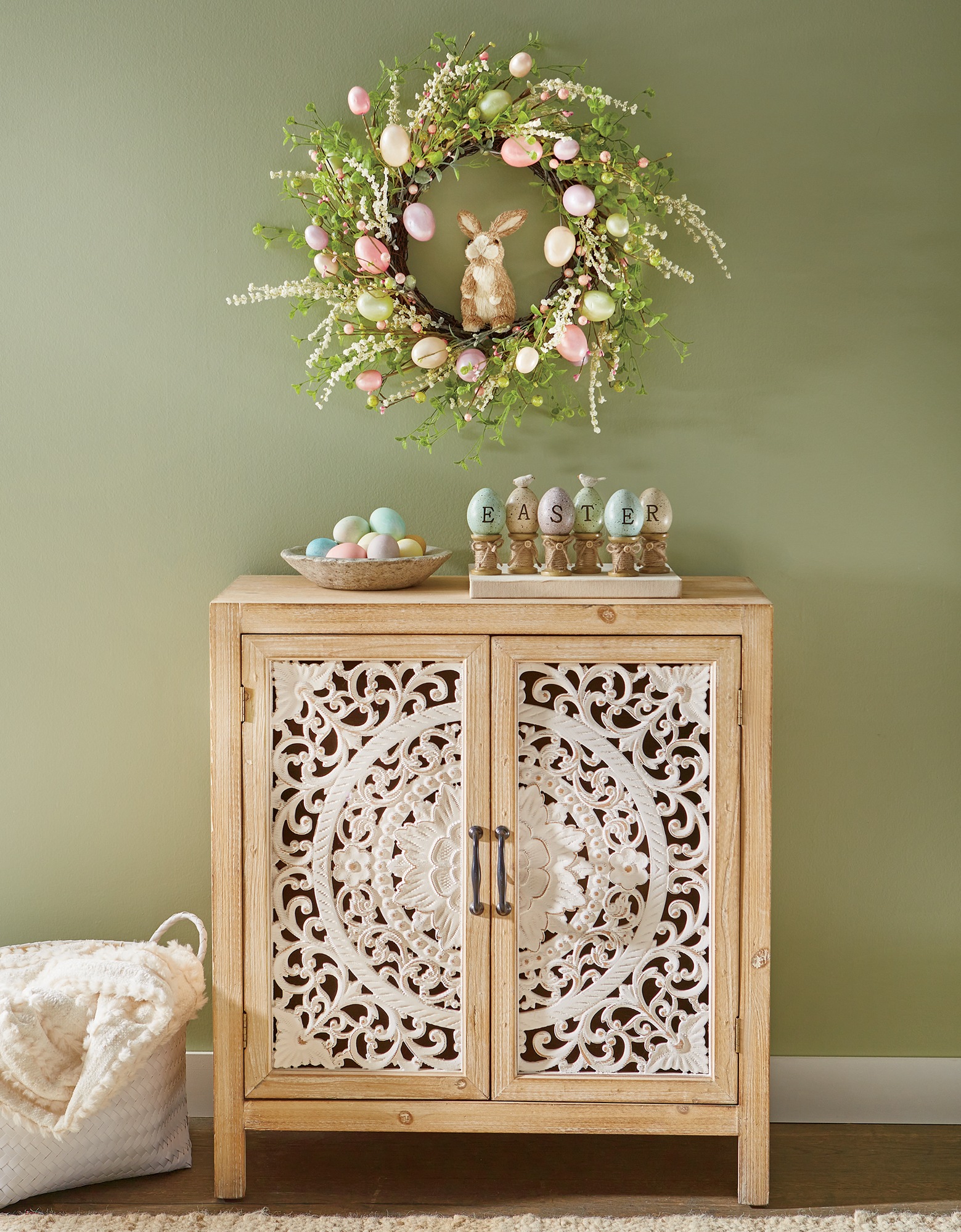 Carved Lena Cabinet 2 Carved Lena Cabinet