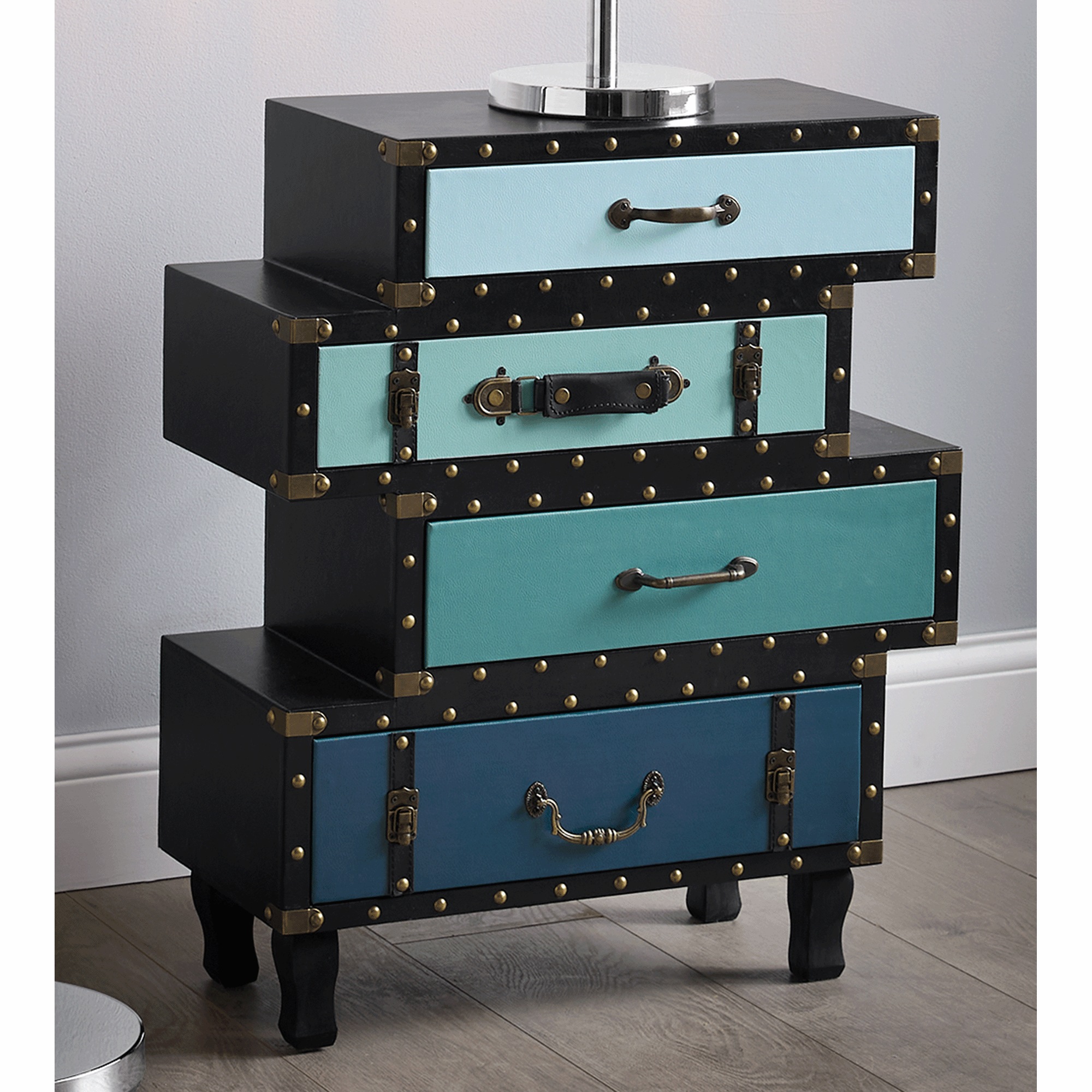 Off-Kilter Suitcase Cabinet 1 Off-Kilter Suitcase Cabinet