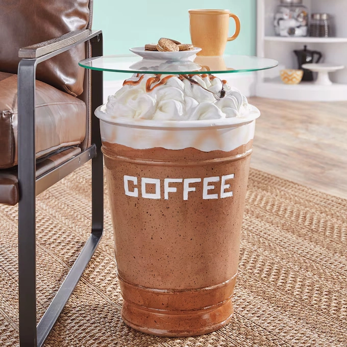 Iced Coffee Accent Table