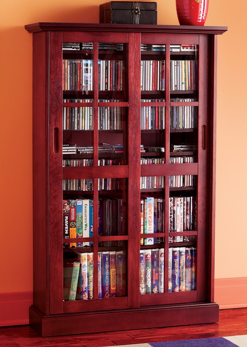 Merrick Sliding-Door Media Cabinet