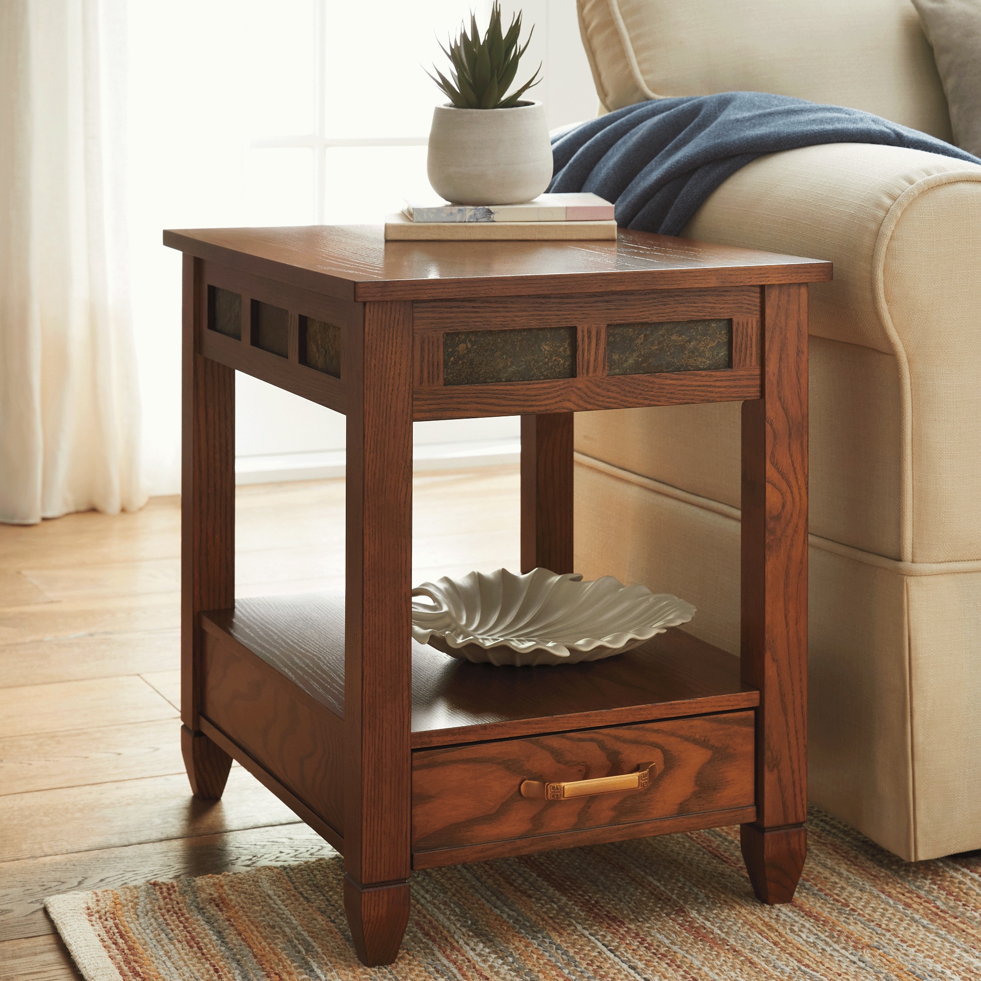 Espada Slate Accent Tables