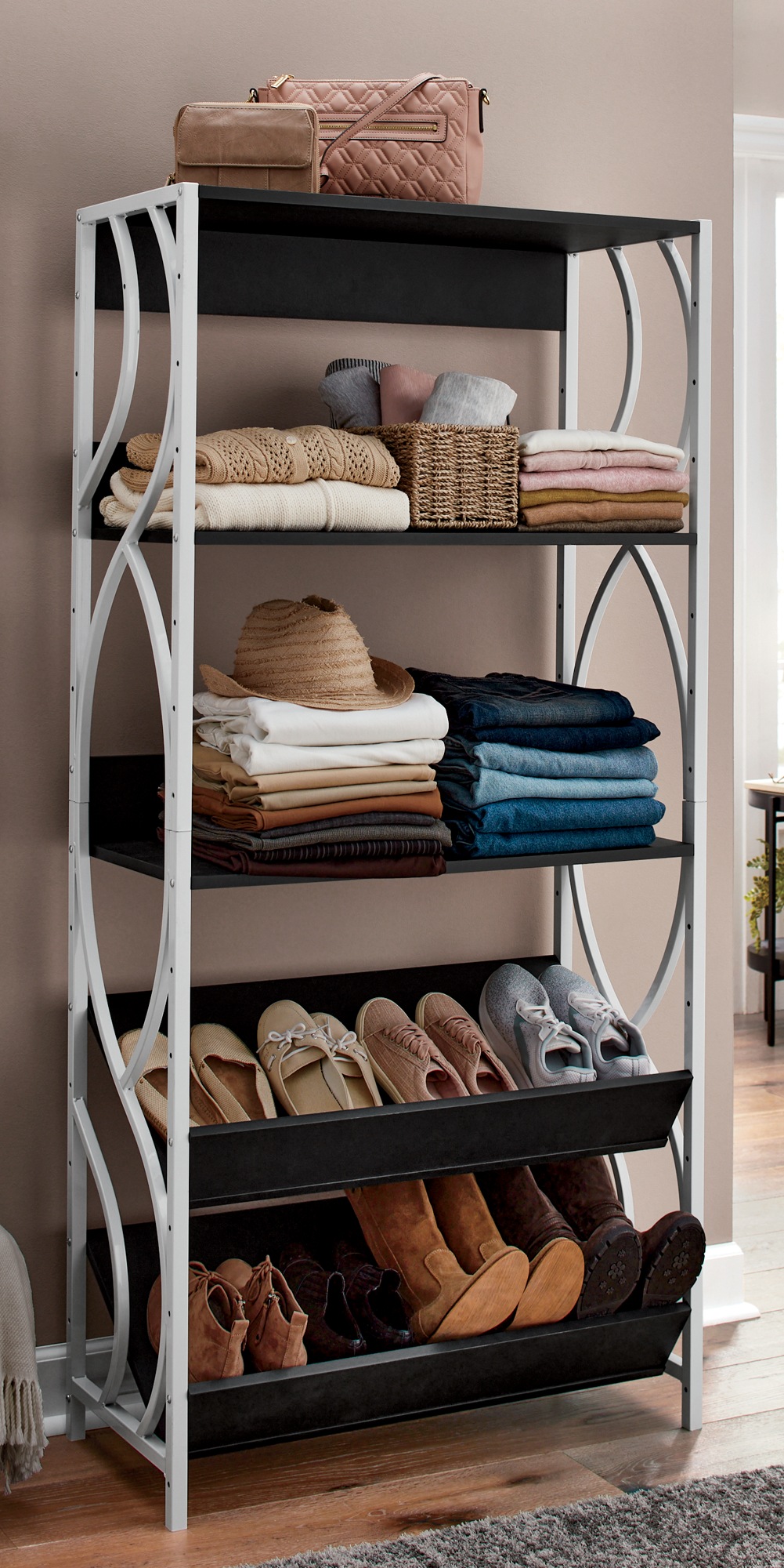 Logan Adjustable-Shelves Wardrobe 2 Logan Adjustable-Shelves Wardrobe