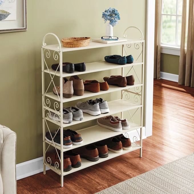 Anne Scroll Shoe Rack