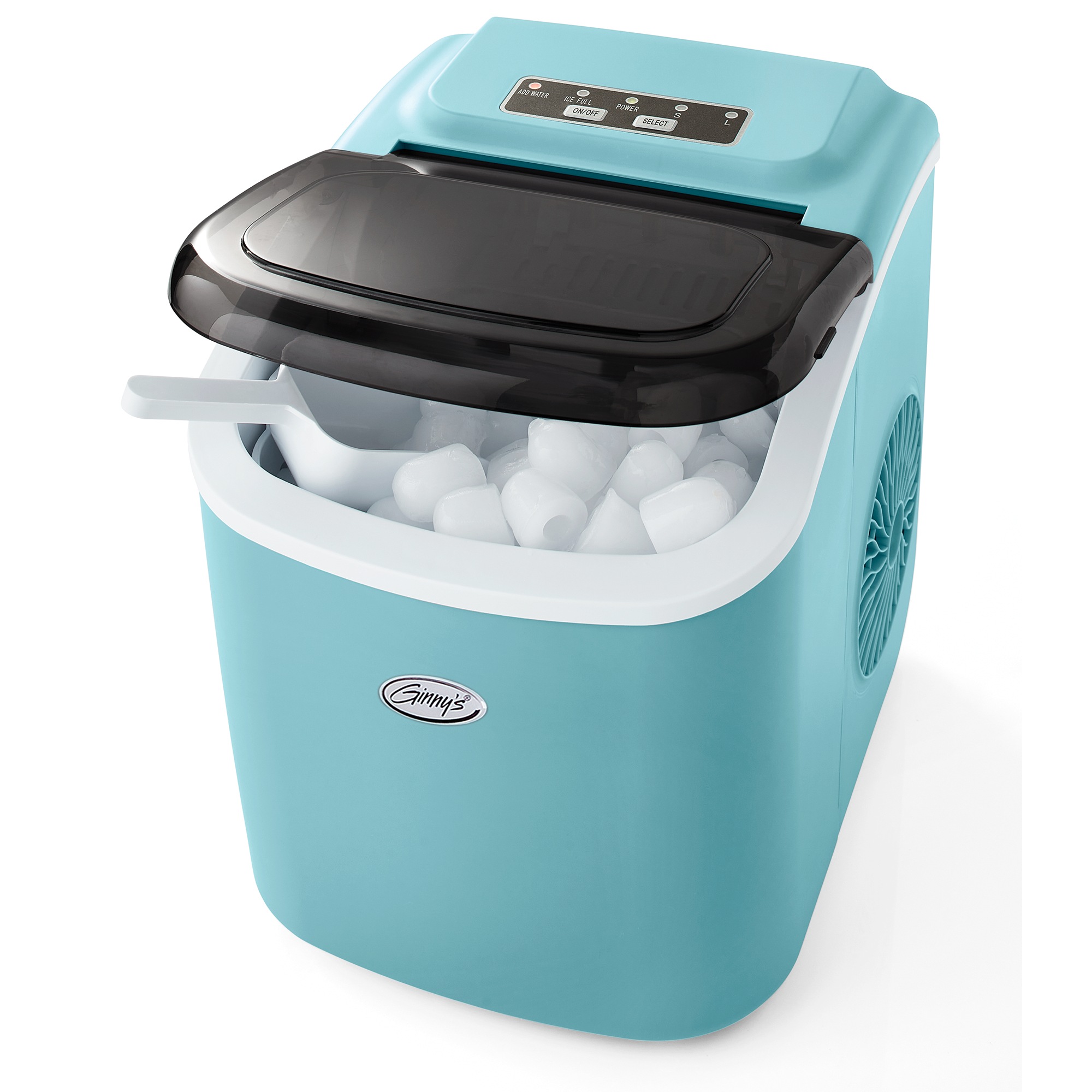 Ginny’s Personalized Countertop Ice Maker with Adjustable Ice Size