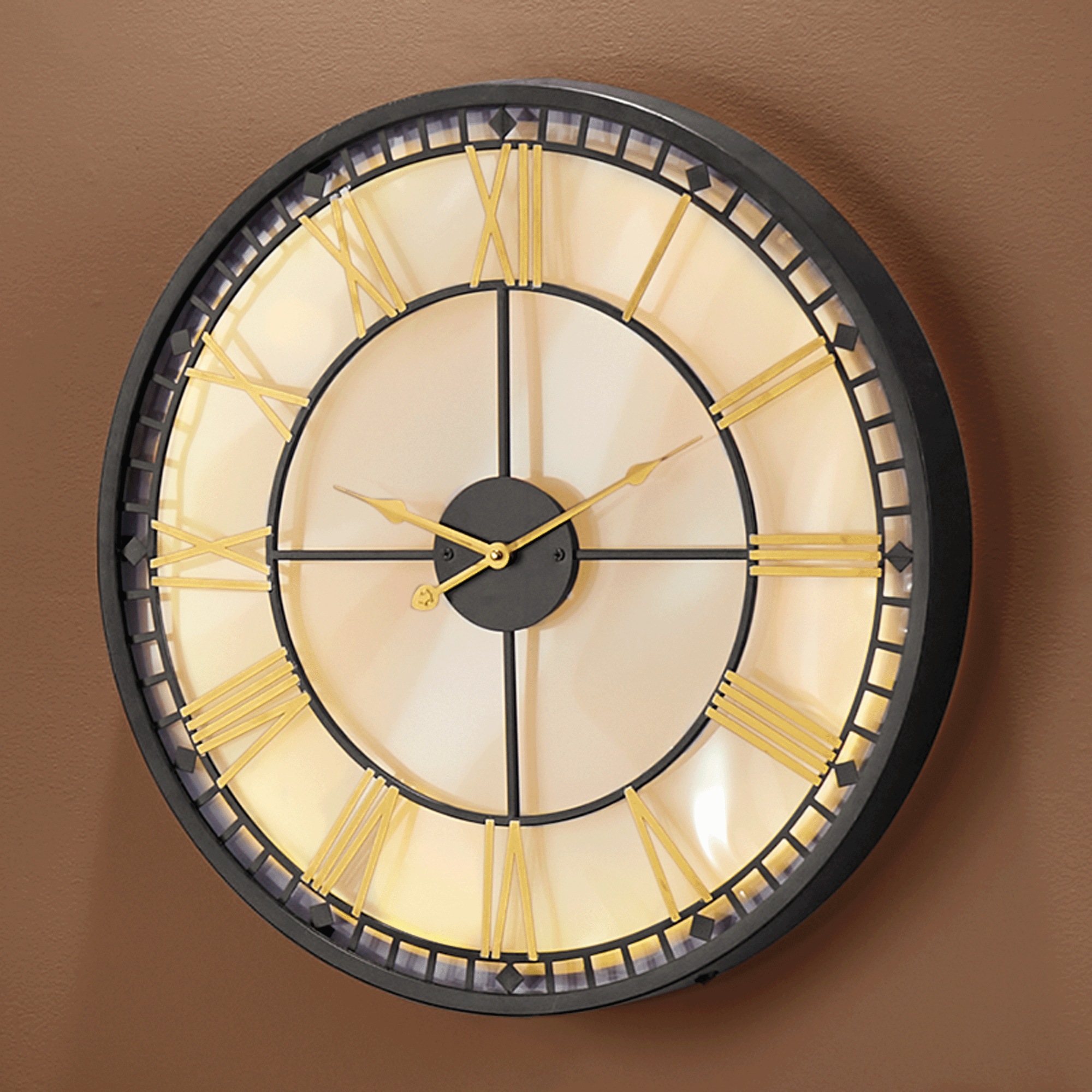 Backlit Wall Clock