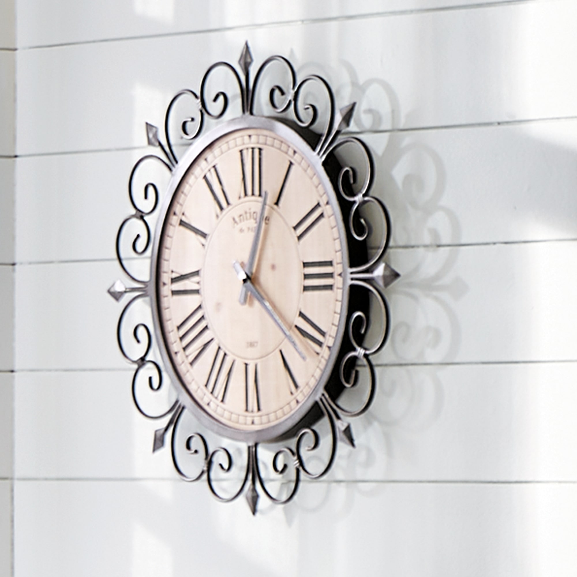 Amery Scroll Wall Clock