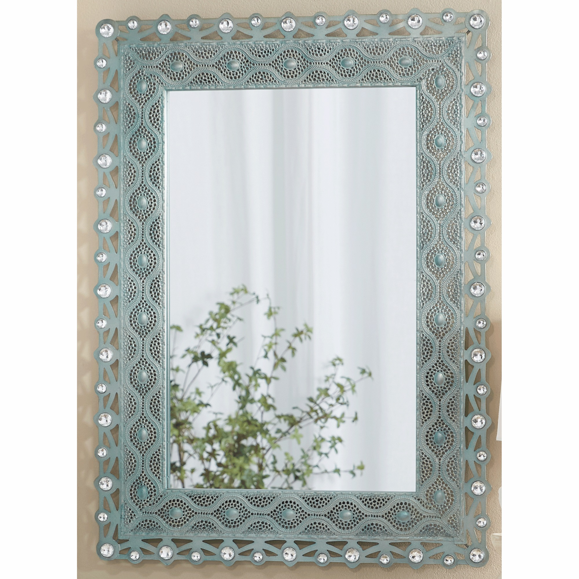 Jeweled Victorian Mirror
