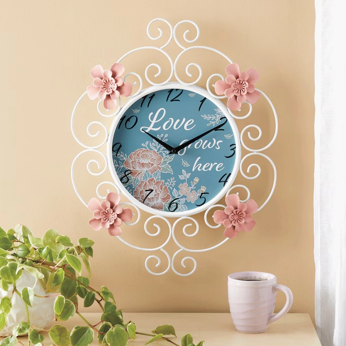 Scroll Cottage Wall Clock