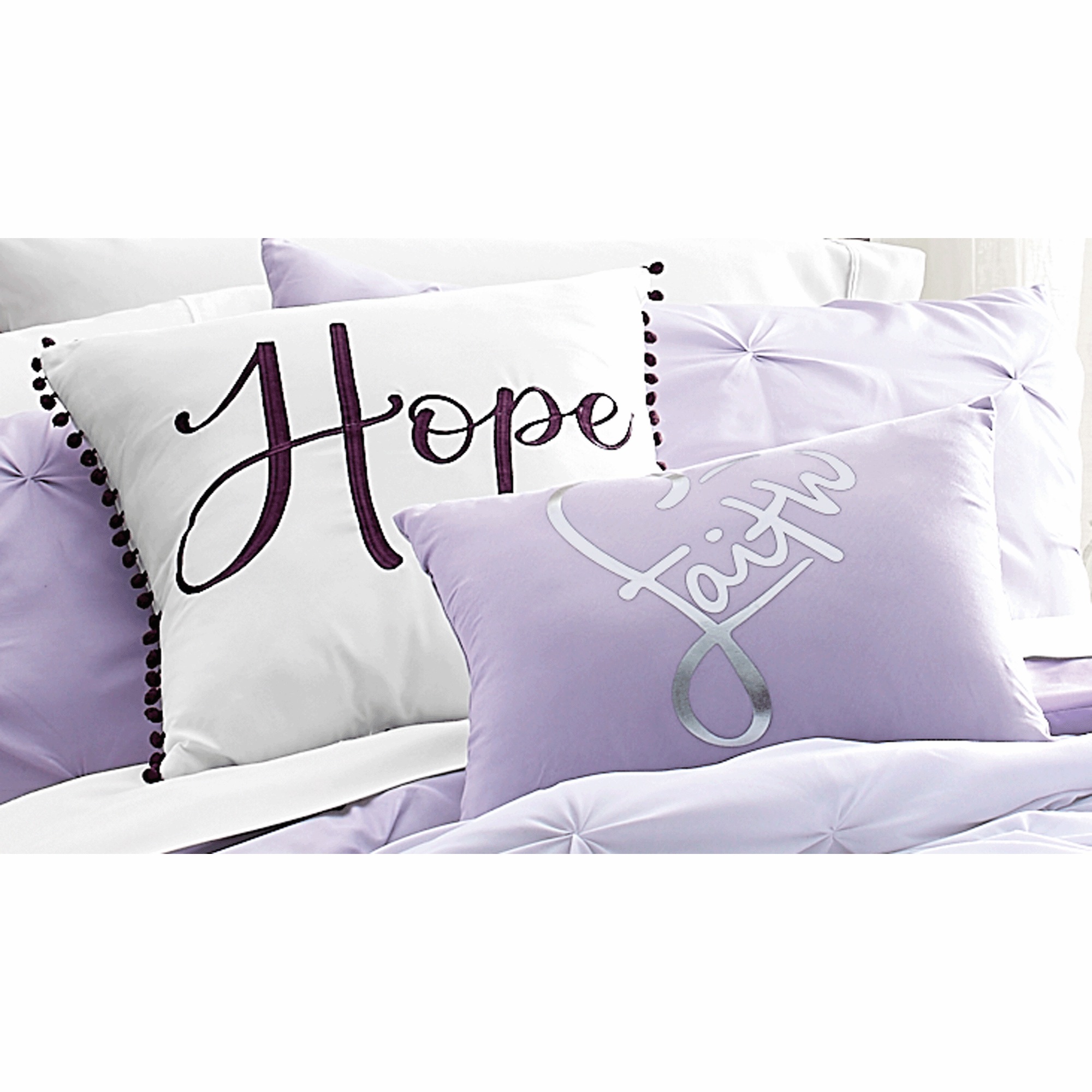 Faith and Hope Accent Pillows