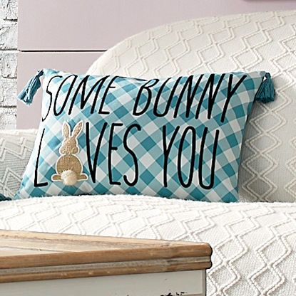 Gingham Bunny Pillow 1 Gingham Bunny Pillow