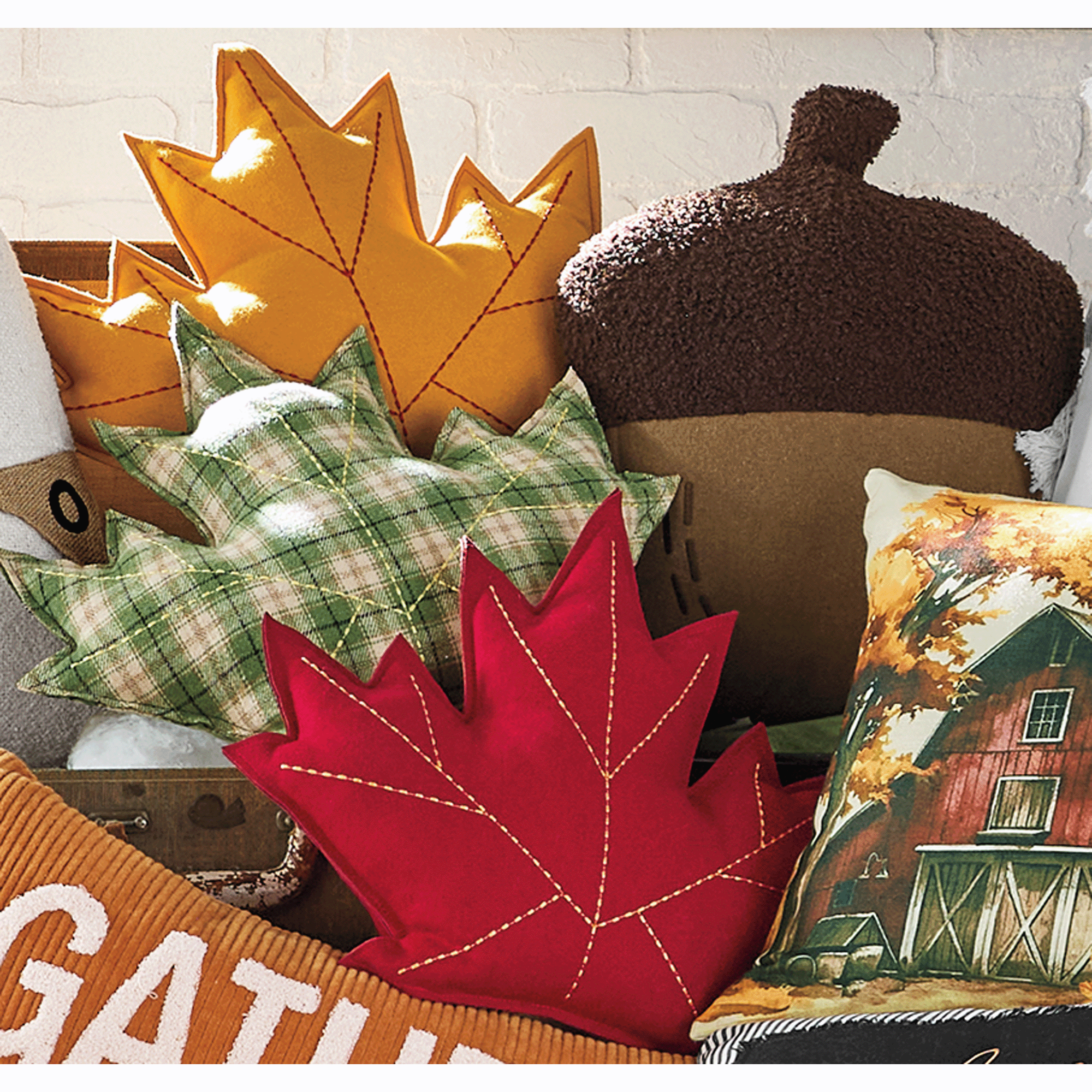 Harvest Figural Accent Pillow 2 Harvest Figural Accent Pillow