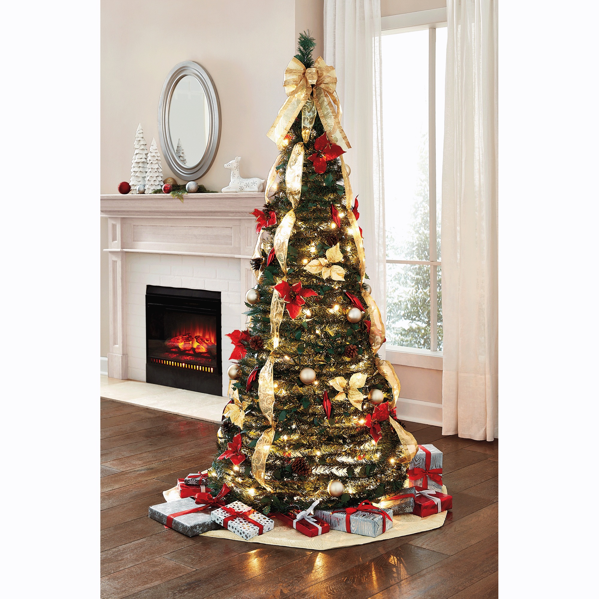 Holiday 6-Foot Pre-Lit Pop-Up Tree