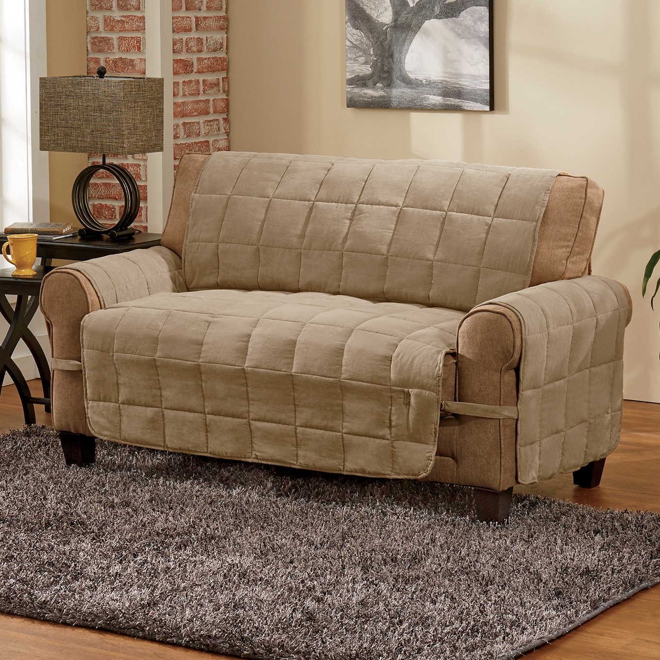Oversized Faux-Suede Ultimate Furniture Protector