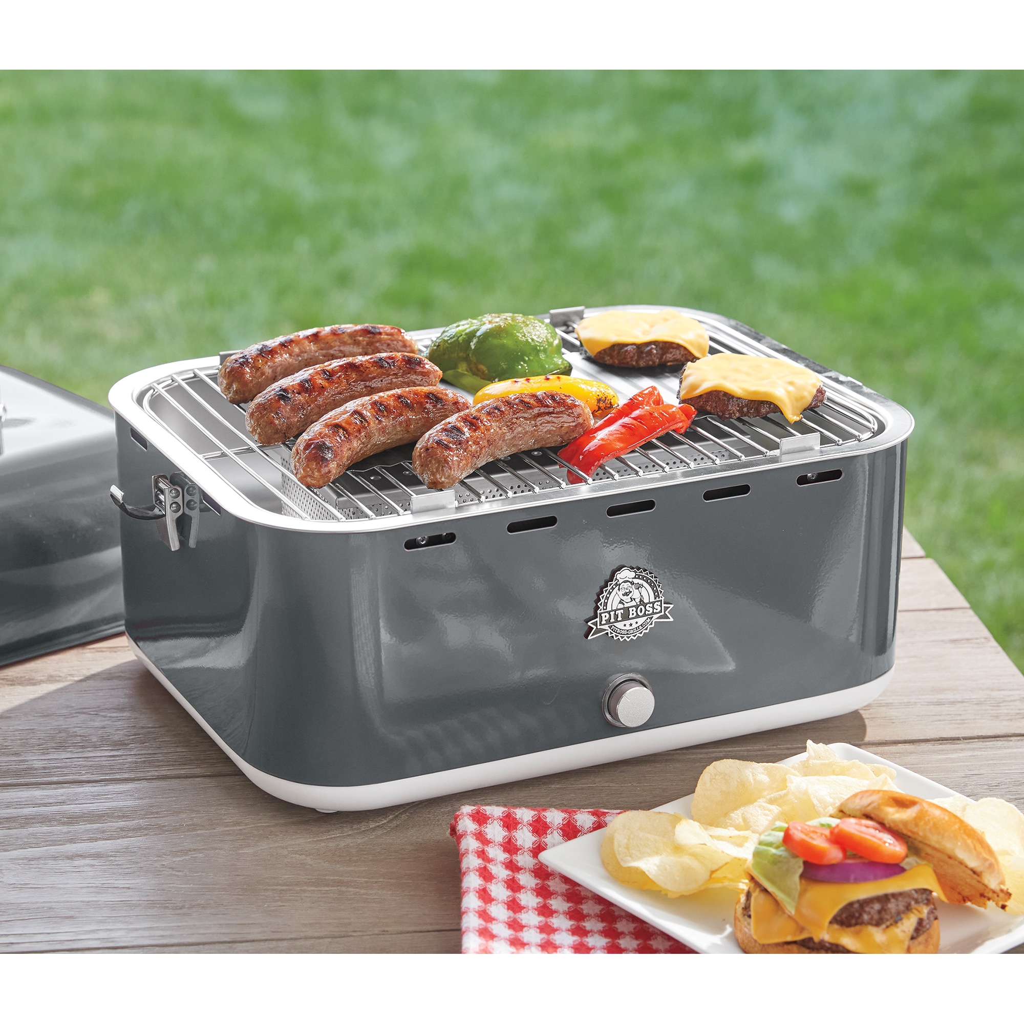 Pit Boss Pit Stop Portable Charcoal Grill