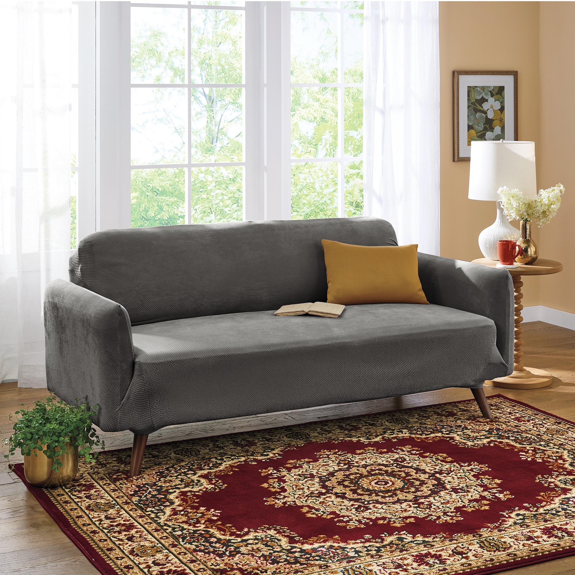 Stretch Pique Slipcover