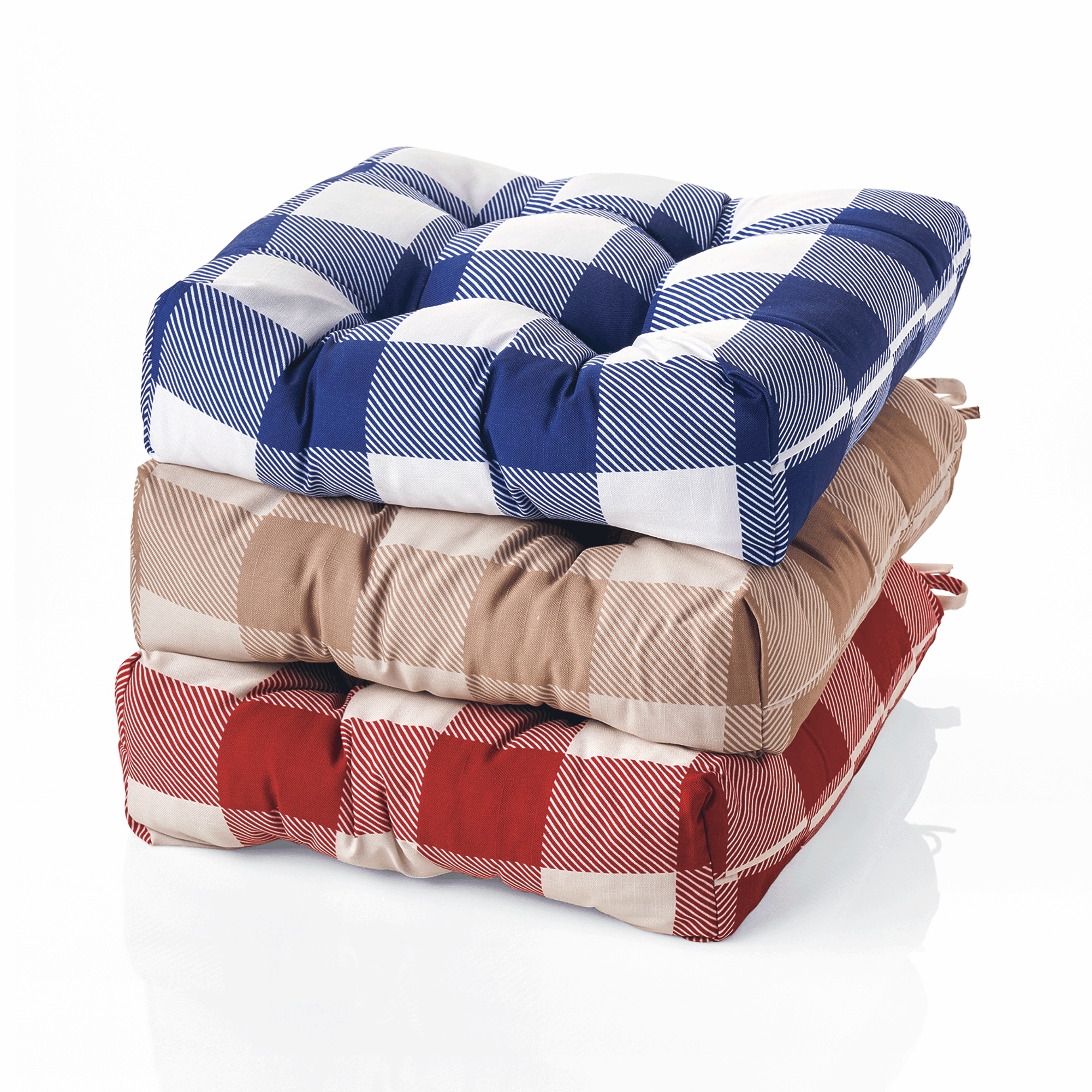 Buffalo Check Chair Pad