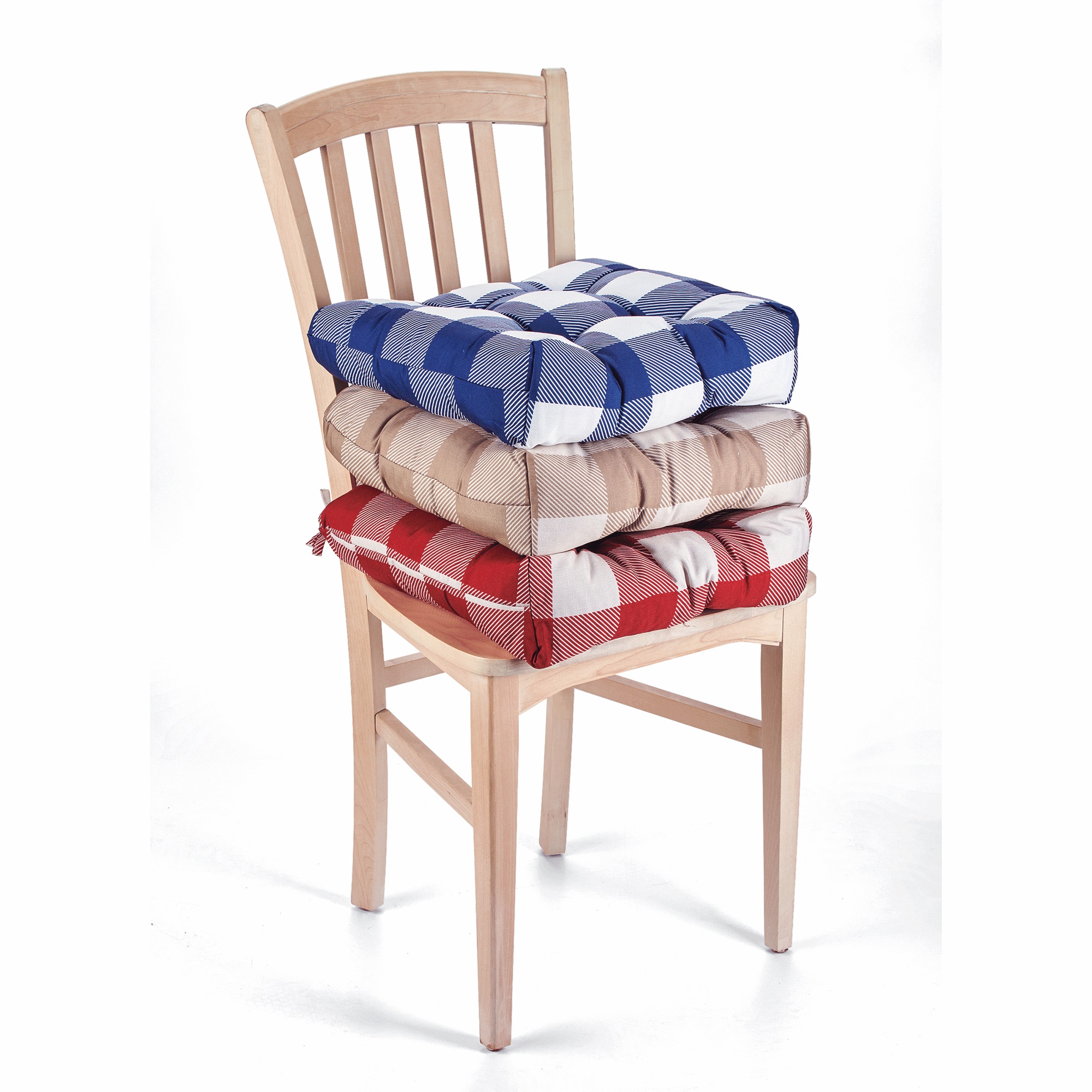 Buffalo Check Chair Pad