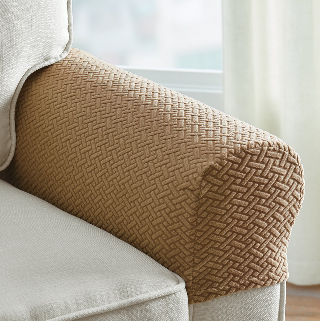 Set of 2 Upholstered Furniture Arm Protectors 5 Set of 2 Upholstered Furniture Arm Protectors
