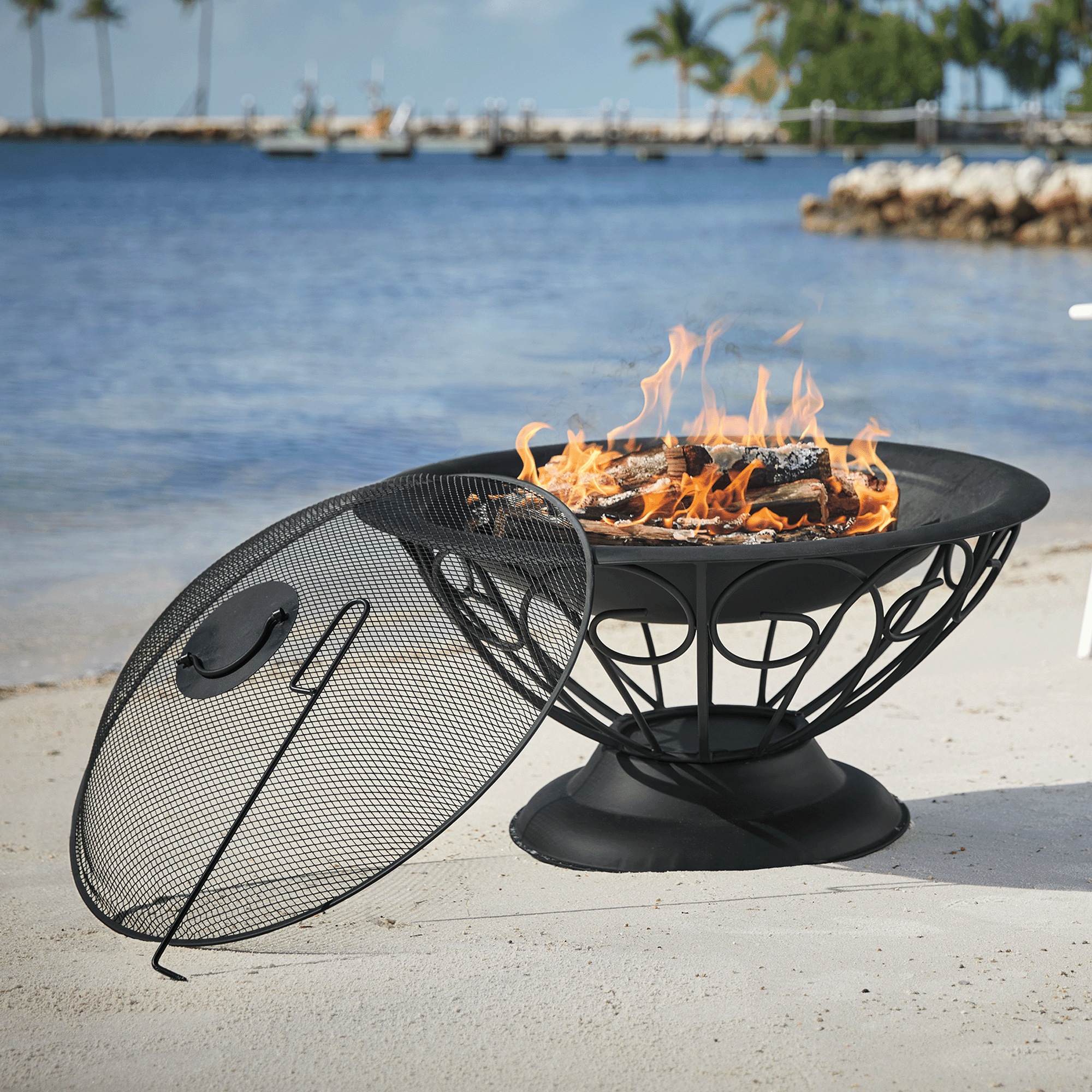 Scroll Fire Pit