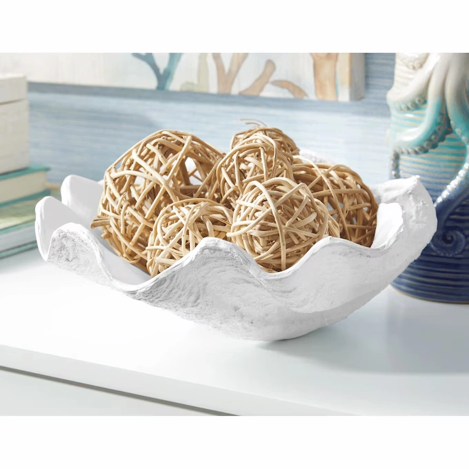 Wavy Seashell Decorative Bowl 1 Wavy Seashell Decorative Bowl