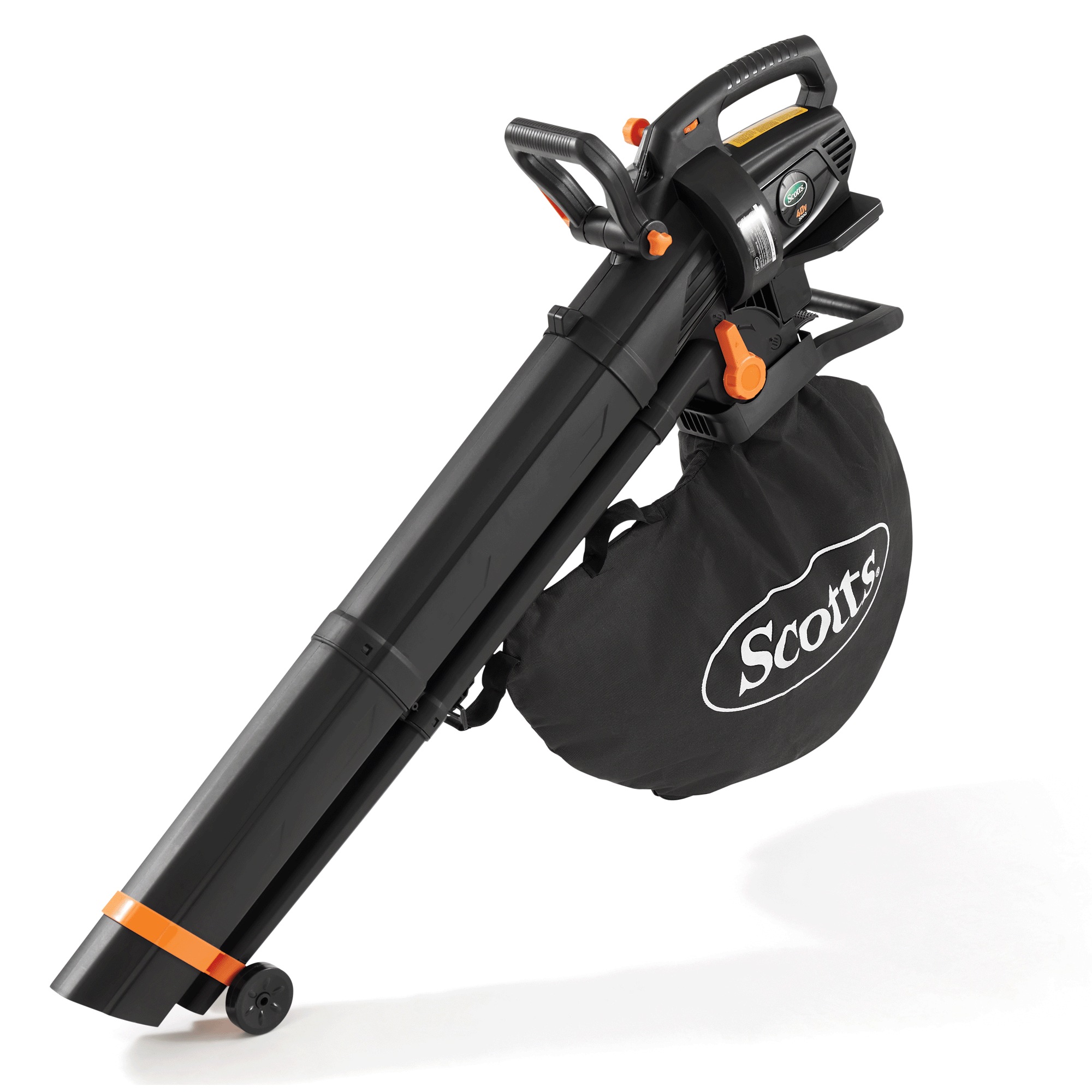 Scotts 2x20V Cordless 3-in-1 Turbo Leaf Blower-Vacuum-Mulcher