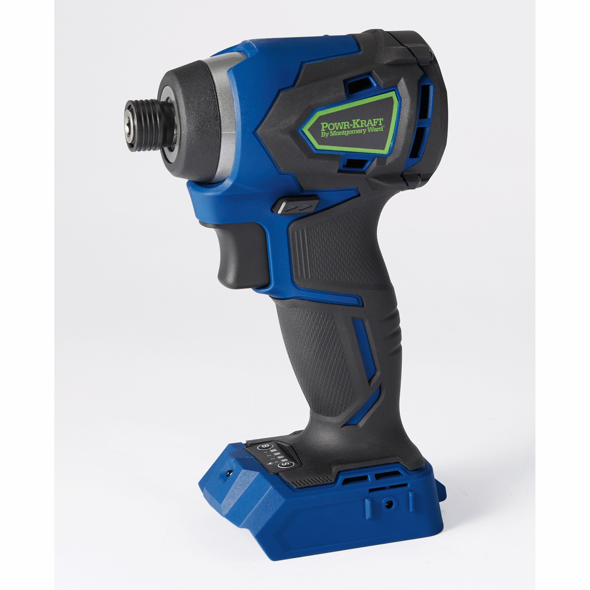 Powr-Kraft 20V Cordless Brushless Impact Driver, Battery and Battery Charger by Montgomery Ward