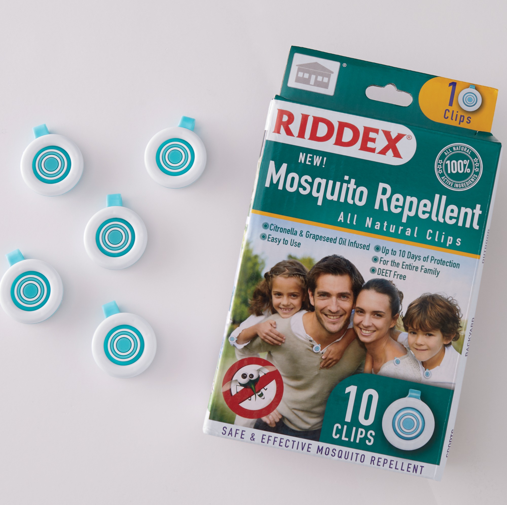 Riddex Mosquito Repellent All Natural Clips