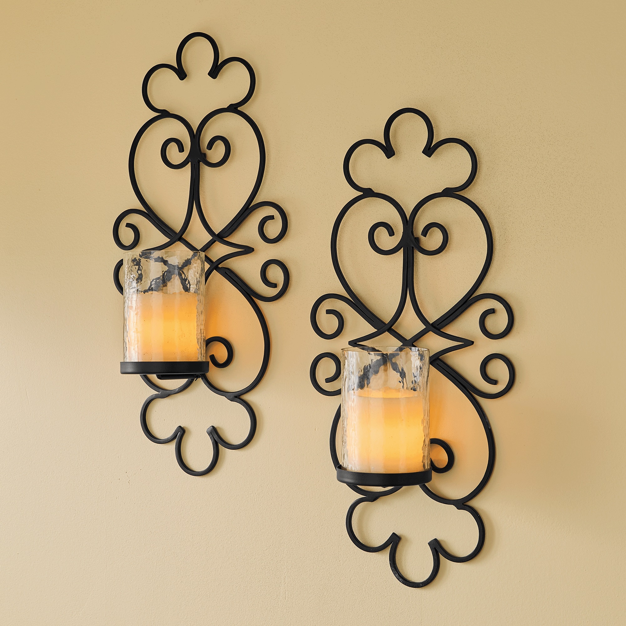 Set of 2 Stella Porte Scroll Sconces