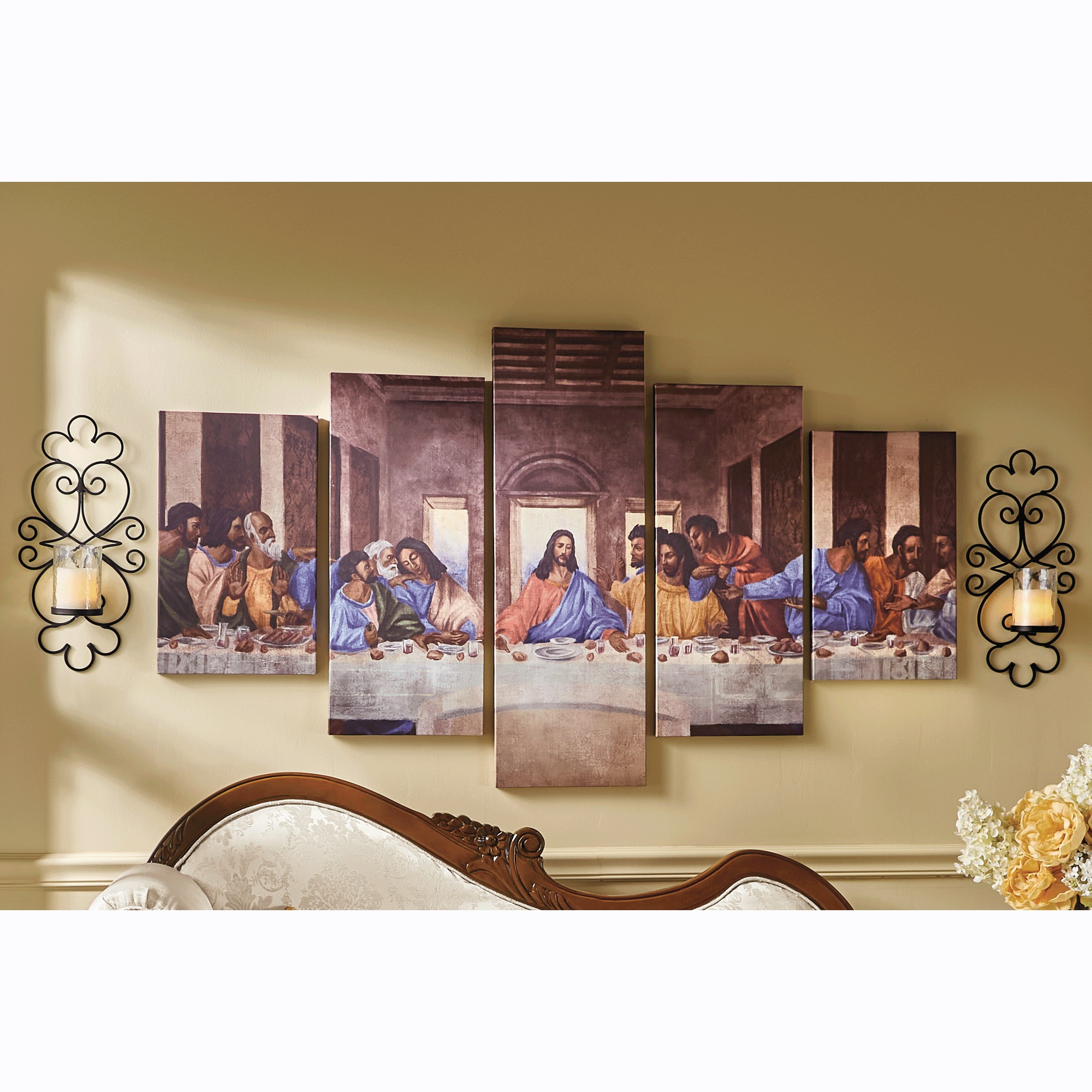 Set of 2 Stella Porte Scroll Sconces