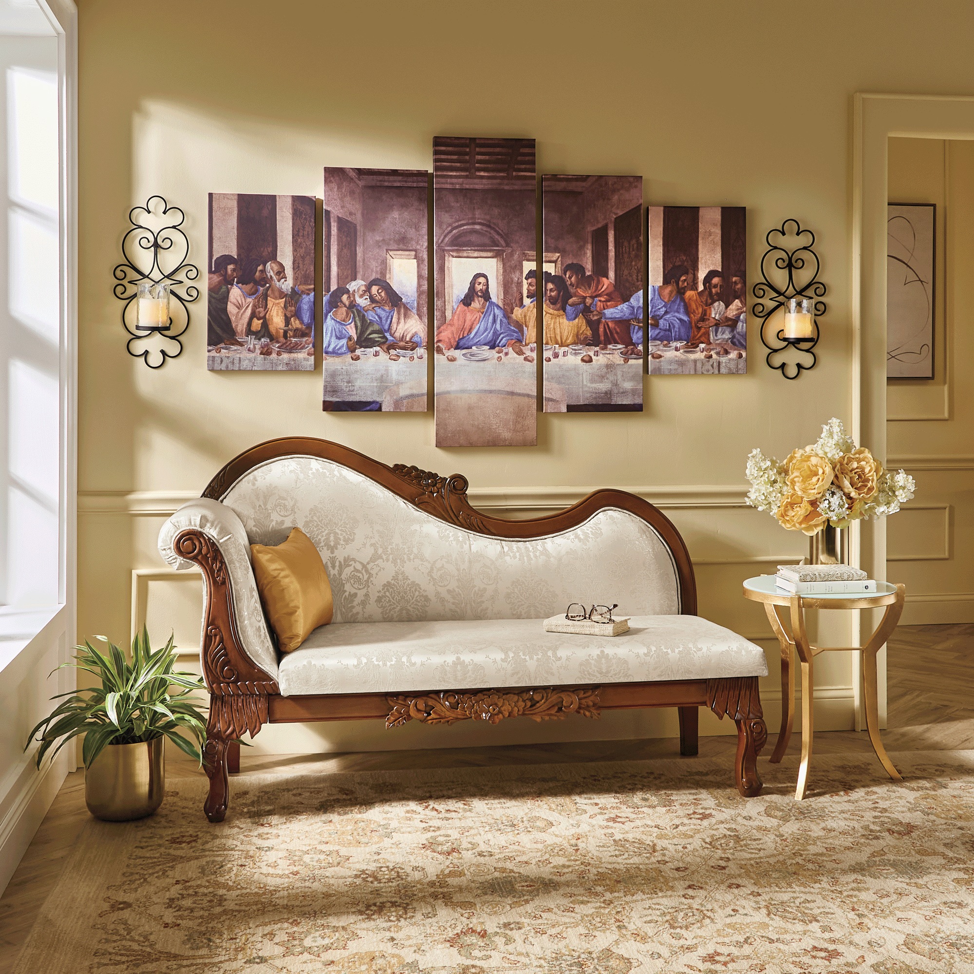 Set of 2 Stella Porte Scroll Sconces