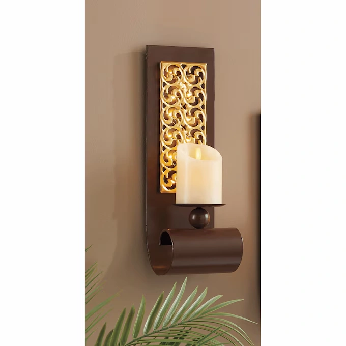 Backlit Candle Sconce
