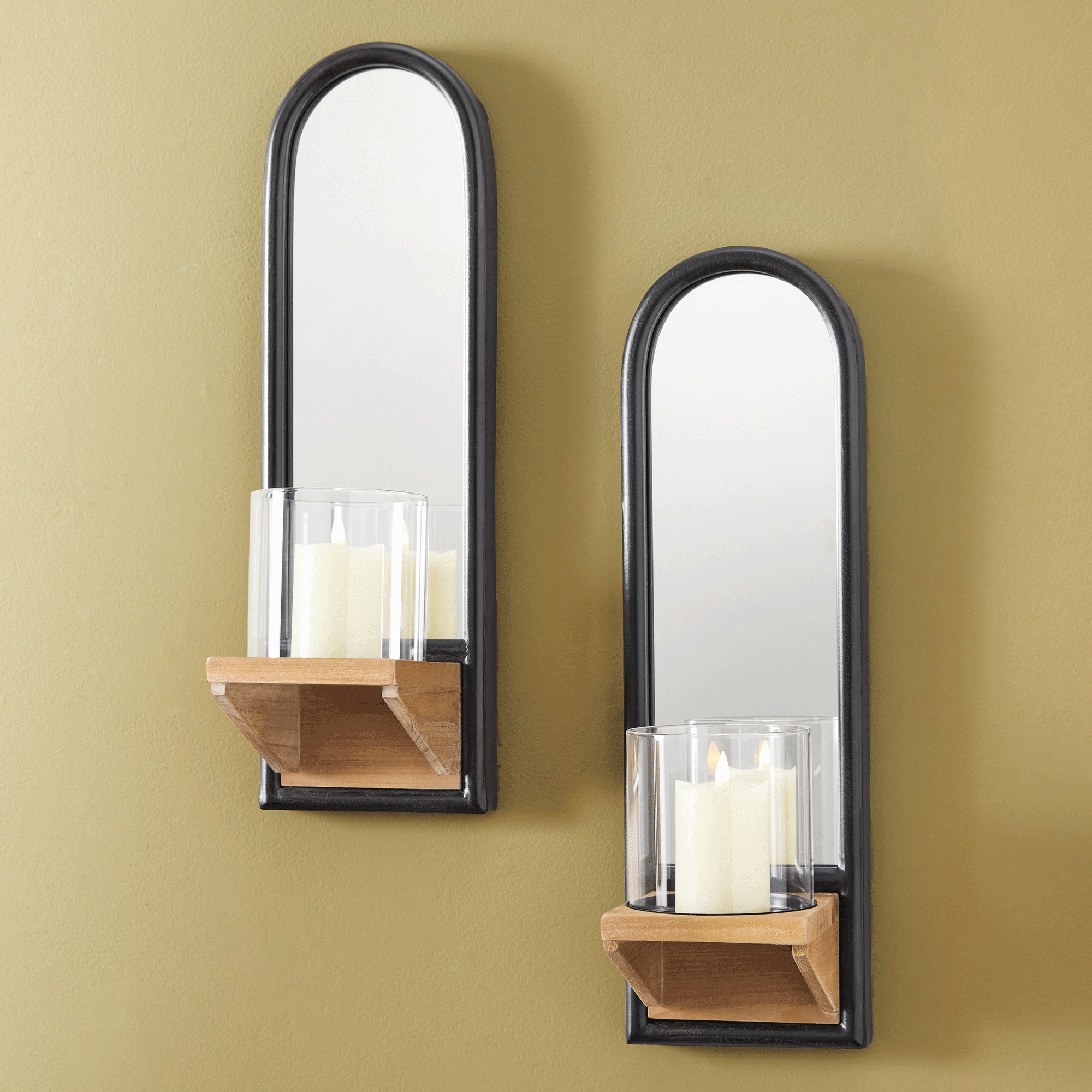 Arched Mirror Wall Sconce
