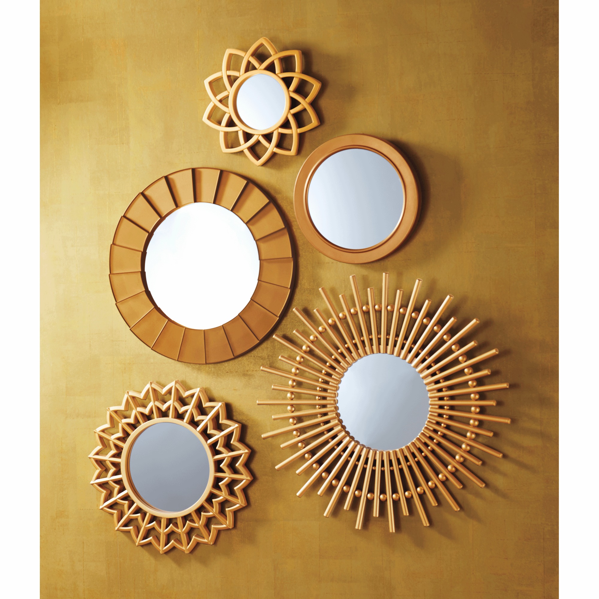 5-Piece Global Mirror Set 1 5-Piece Global Mirror Set