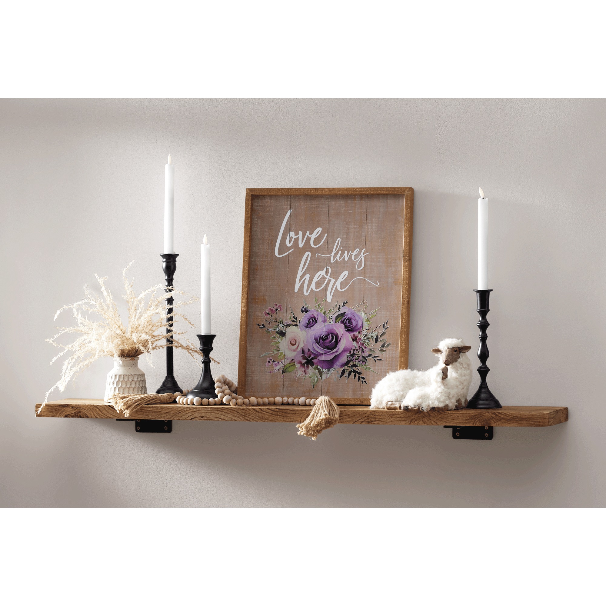 Rustic Floating Shelf 2 Rustic Floating Shelf