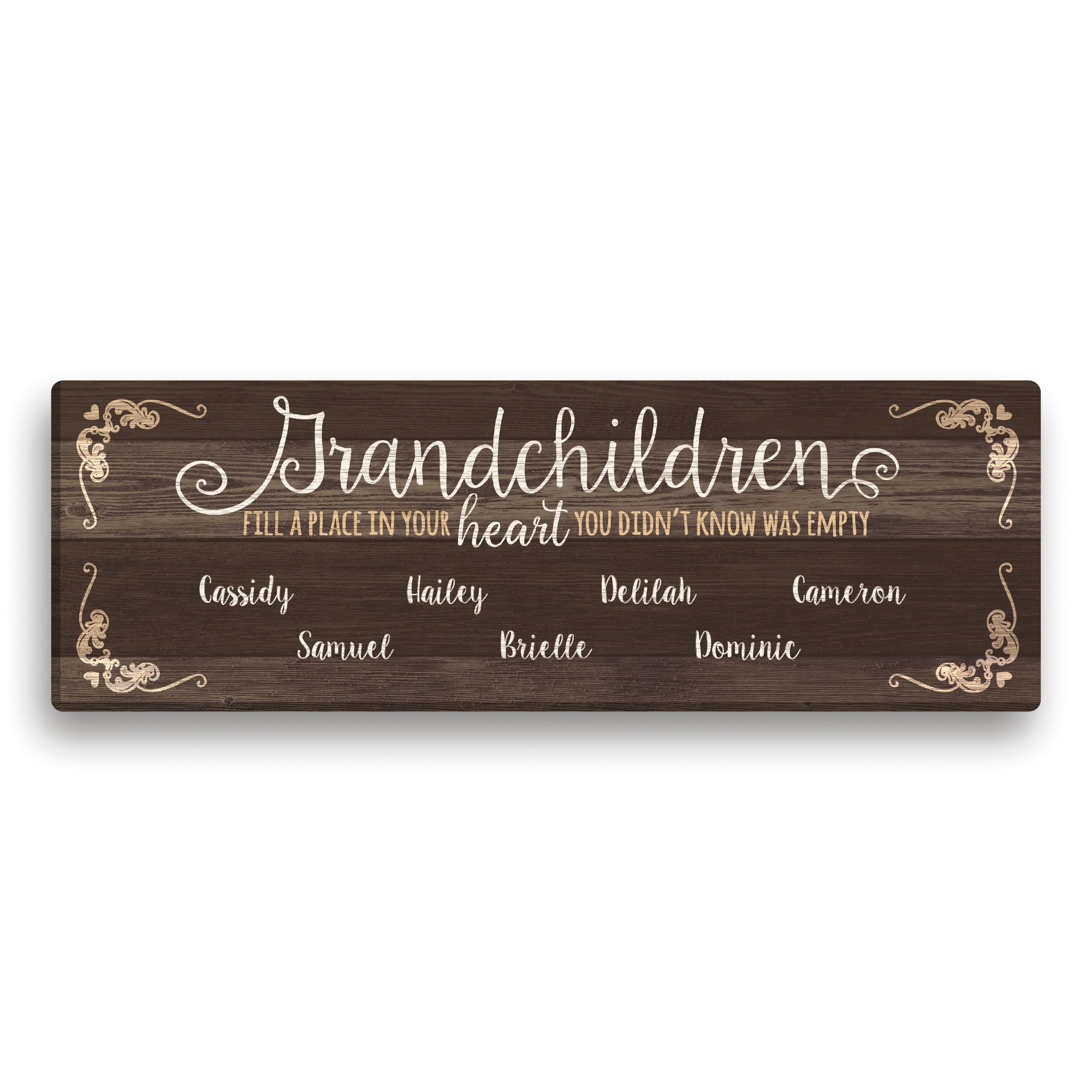 Personalized Grandchildren Wall Art