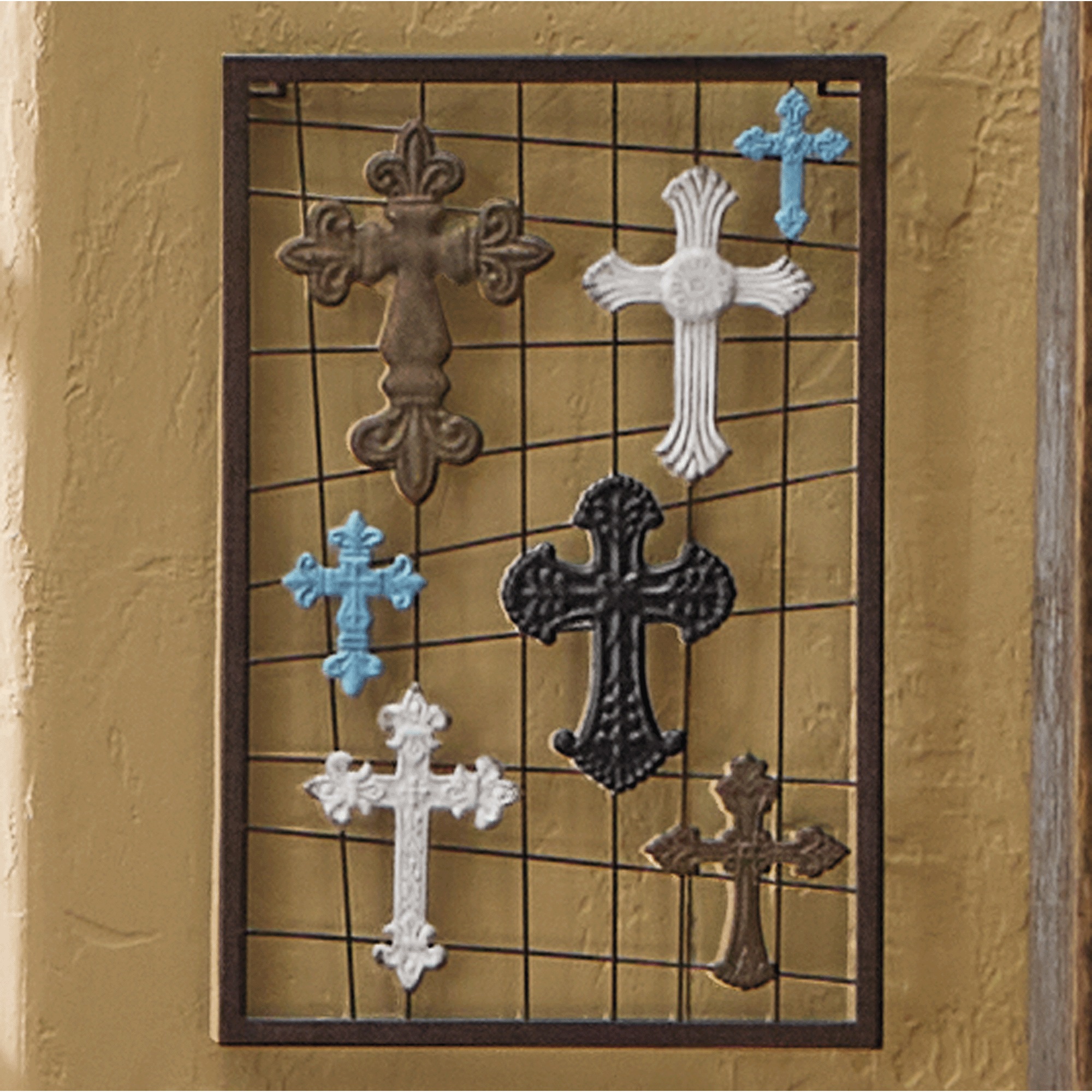 Metal Crosses Wall Art
