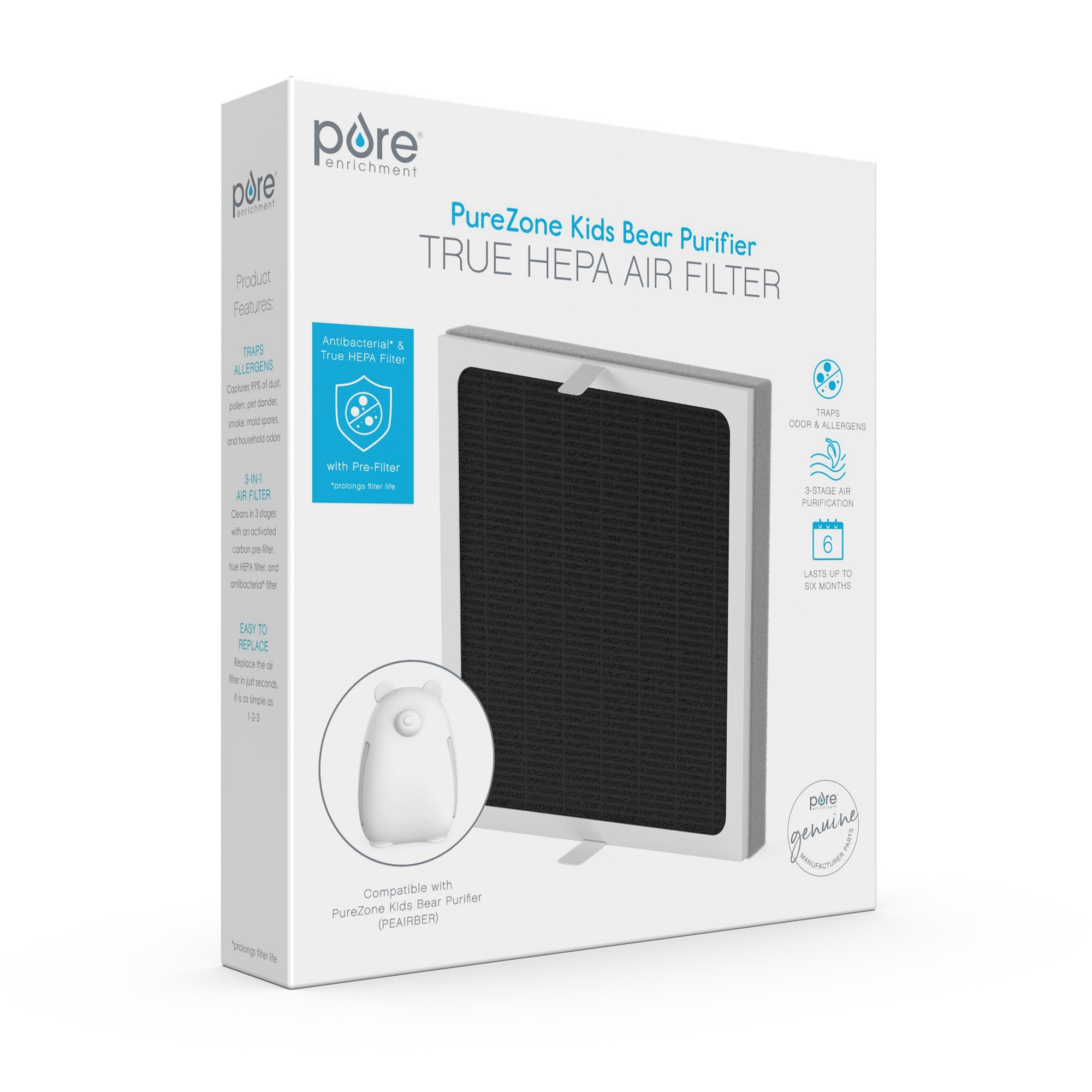 PureZone Bear Air Purifier Replacement Filter