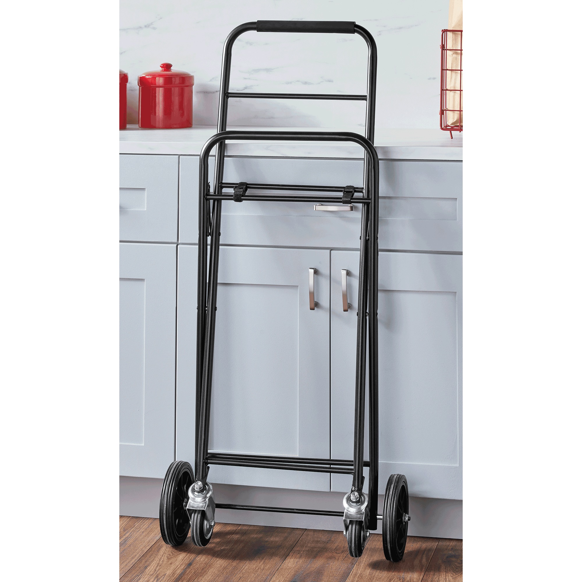 2-Tier Collapsible Shopping Cart