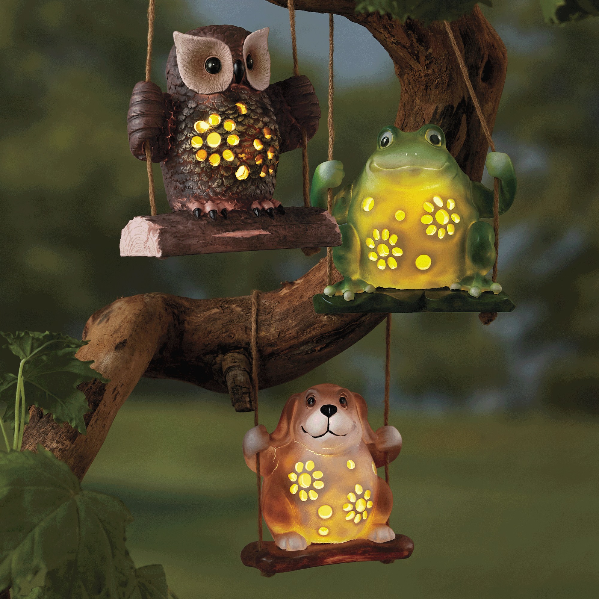 Solar Resin Swinging Animal 2 Solar Resin Swinging Animal