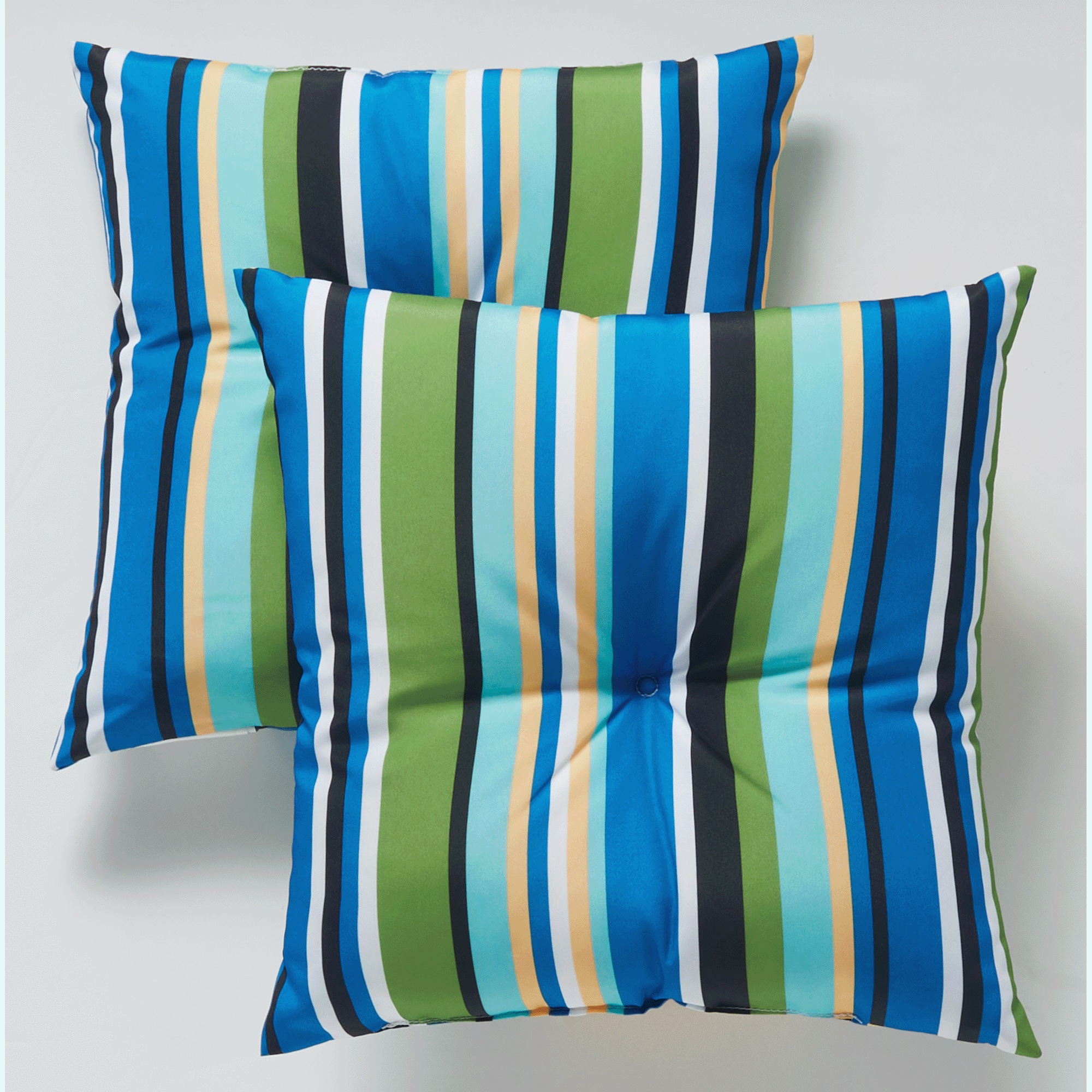 Set of 2 Button Pillows 1 Set of 2 Button Pillows