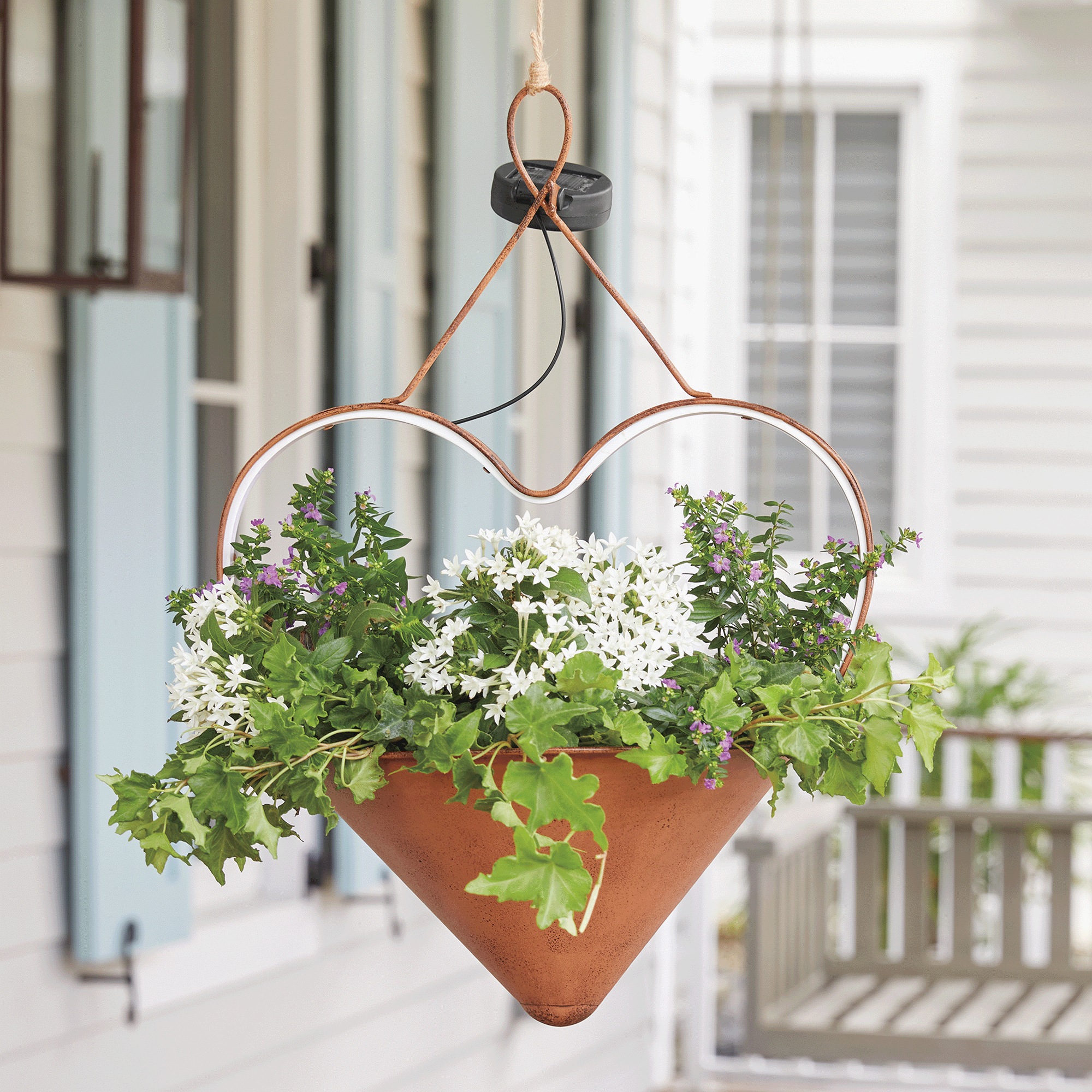 Heart Shaped Solar Plant Pot 1 Heart Shaped Solar Plant Pot