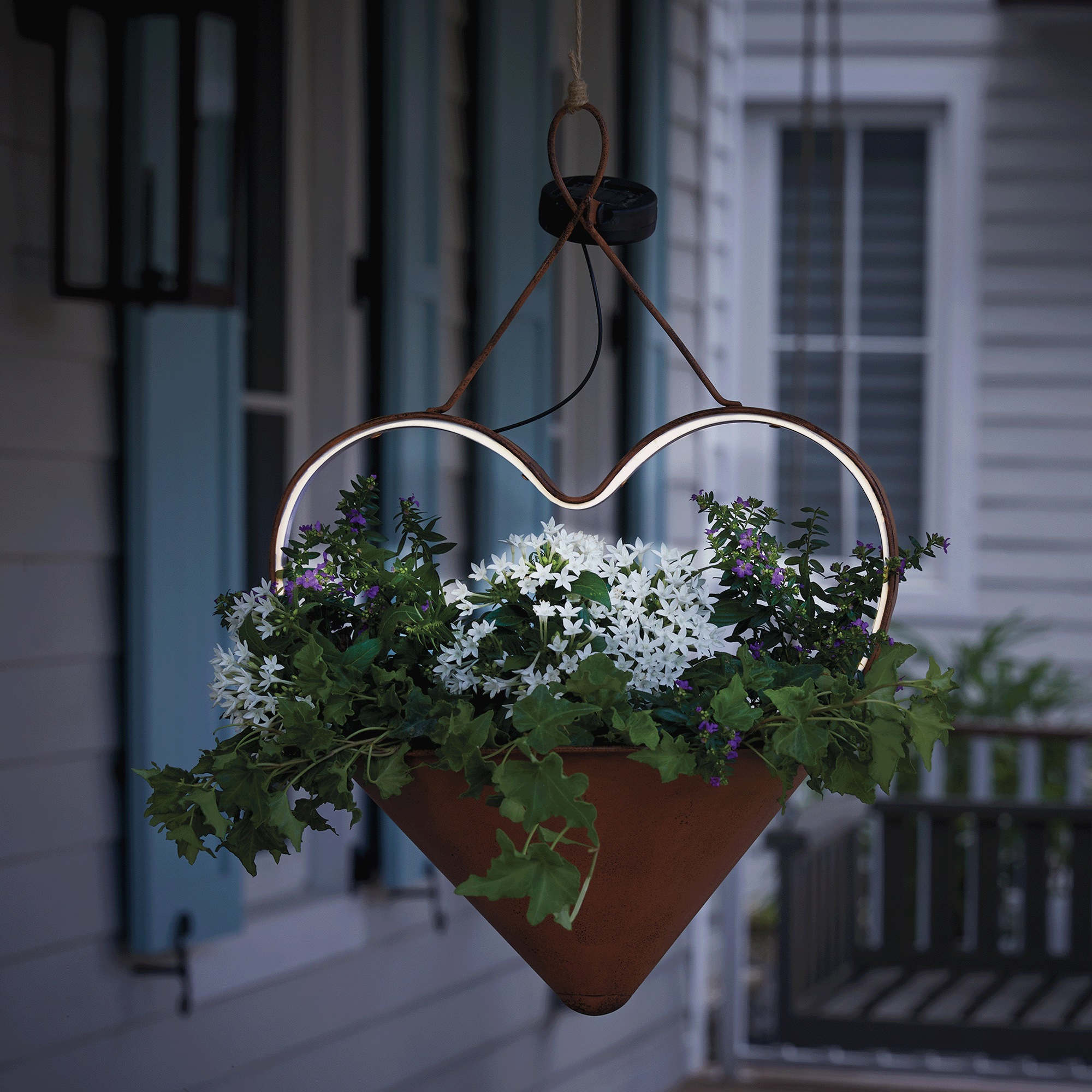 Heart Shaped Solar Plant Pot 2 Heart Shaped Solar Plant Pot